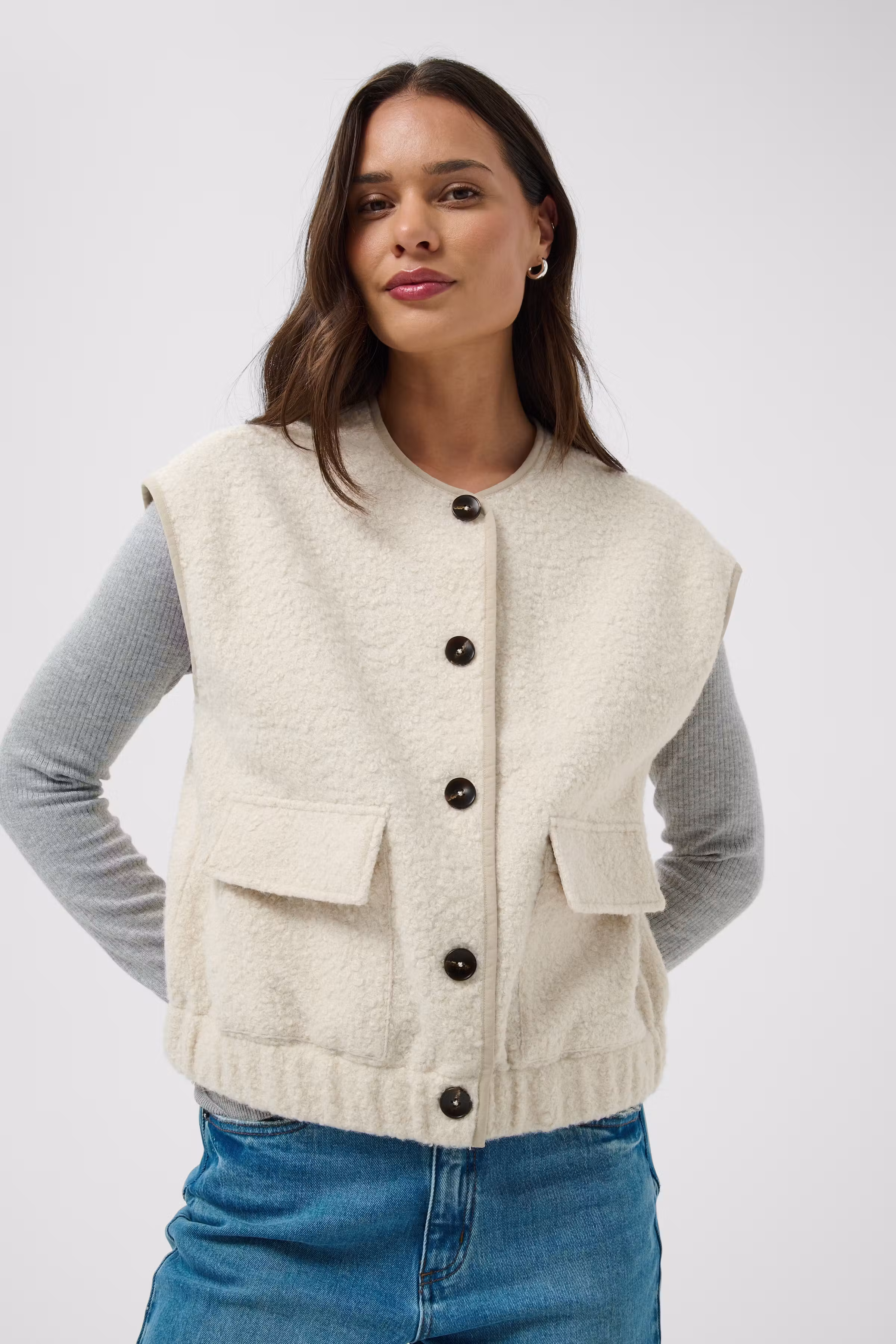KAleona Warme Weste LOOKBOOK DETAIL 10513144-1107011