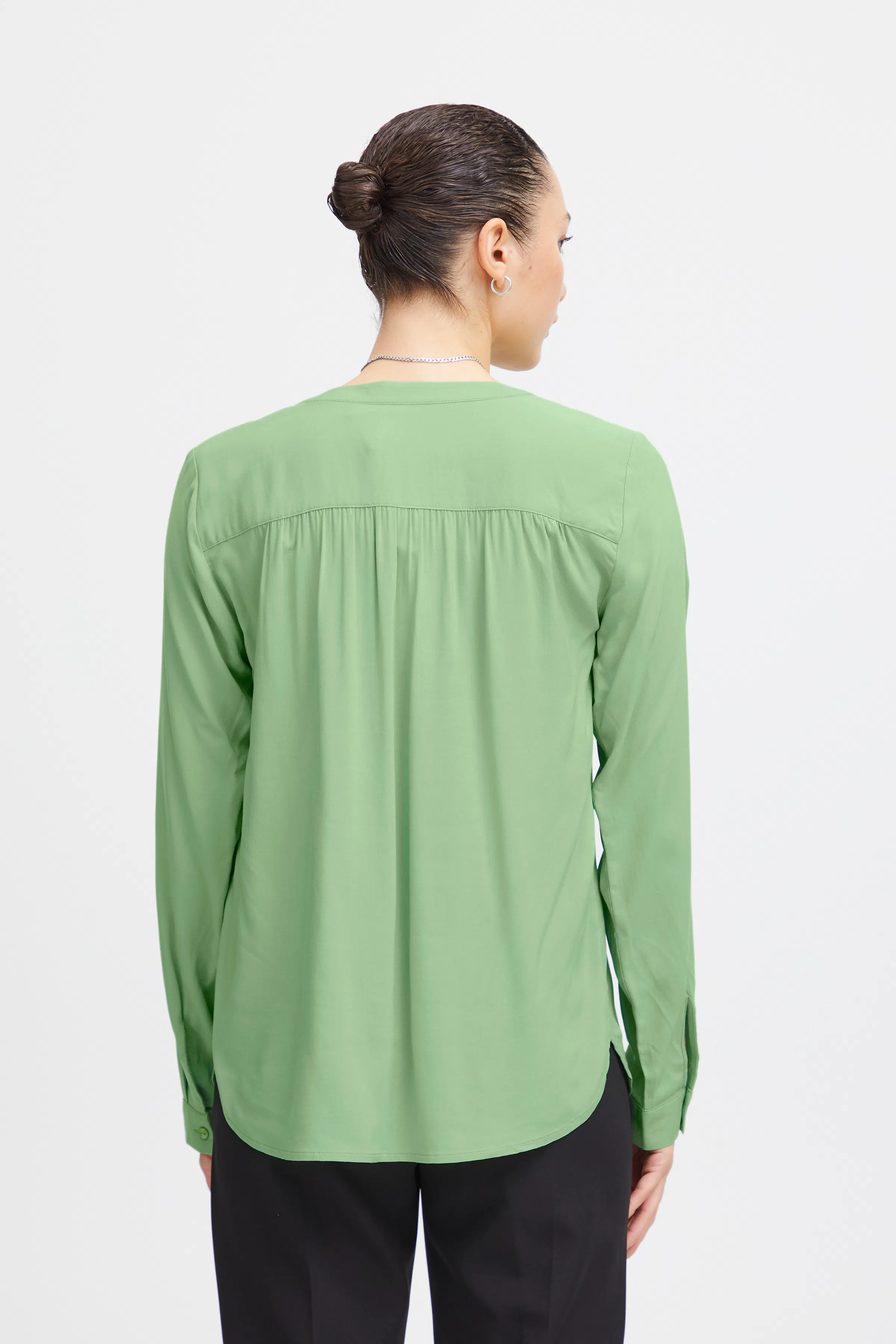 IHMAIN Bluse LOOKBOOK BACK 20114753-156428