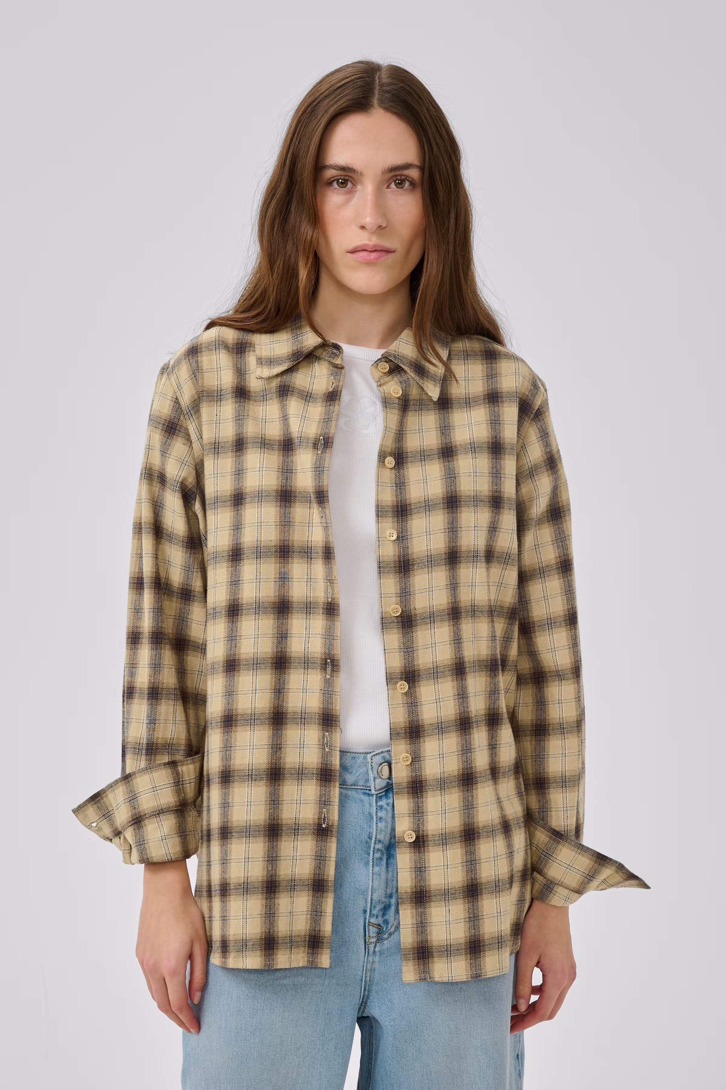 MWSahim Kariertes Hemd LOOKBOOK FRONT 10705444-109172