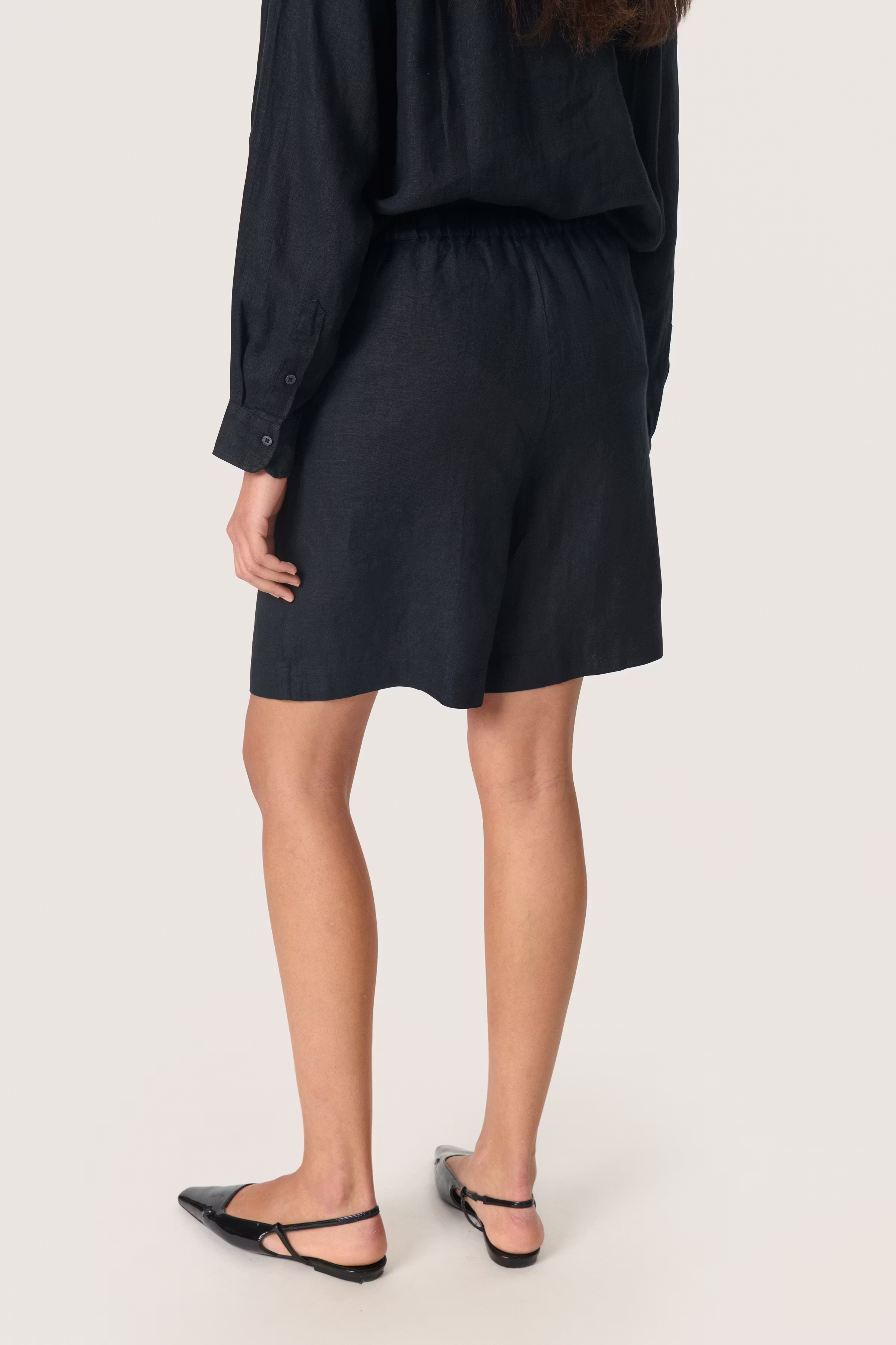 SLCelian Leinen Shorts LOOKBOOK BACK 30408215-194008