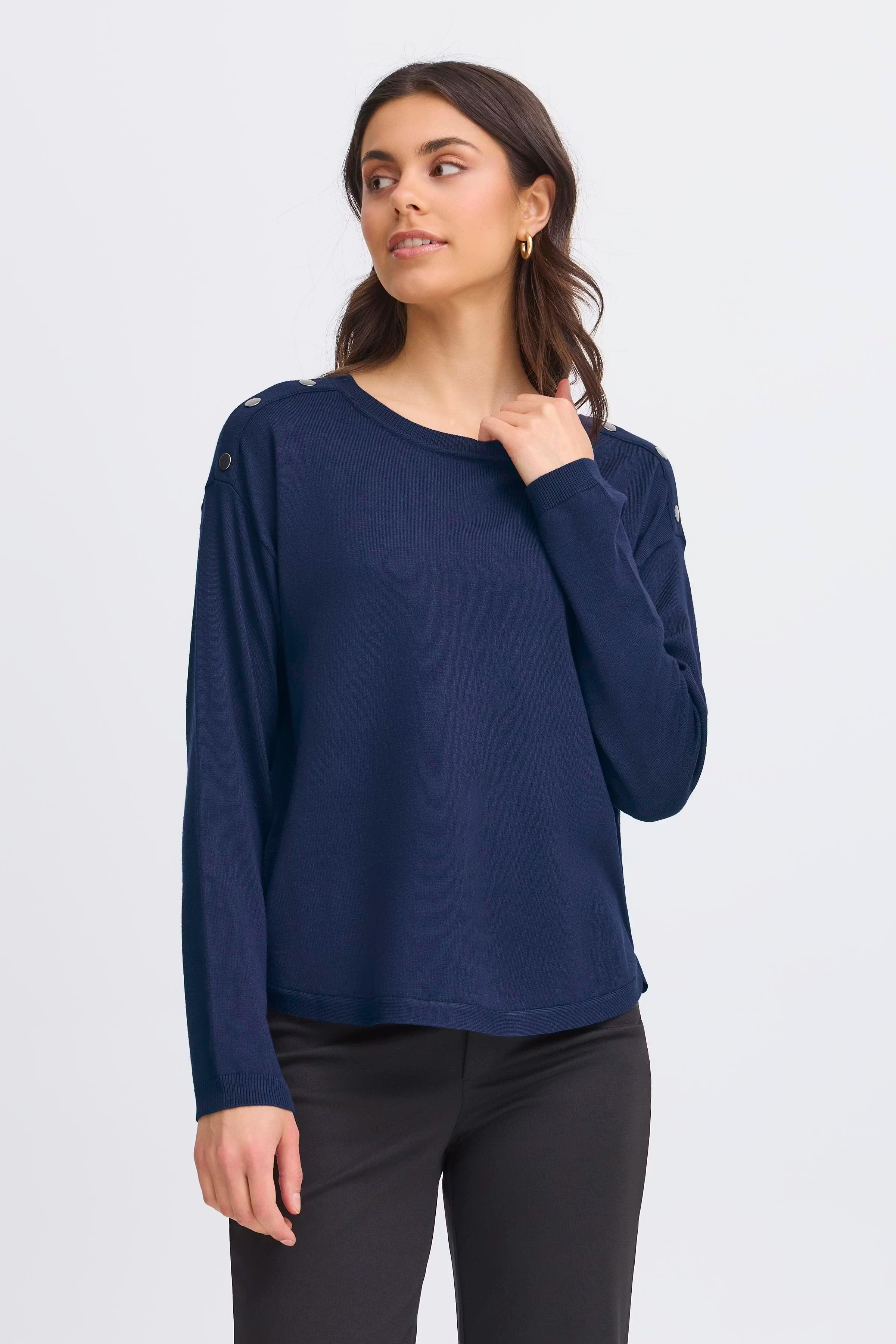 FRZUBASIC Pullover LOOKBOOK FRONT 20614325-193923