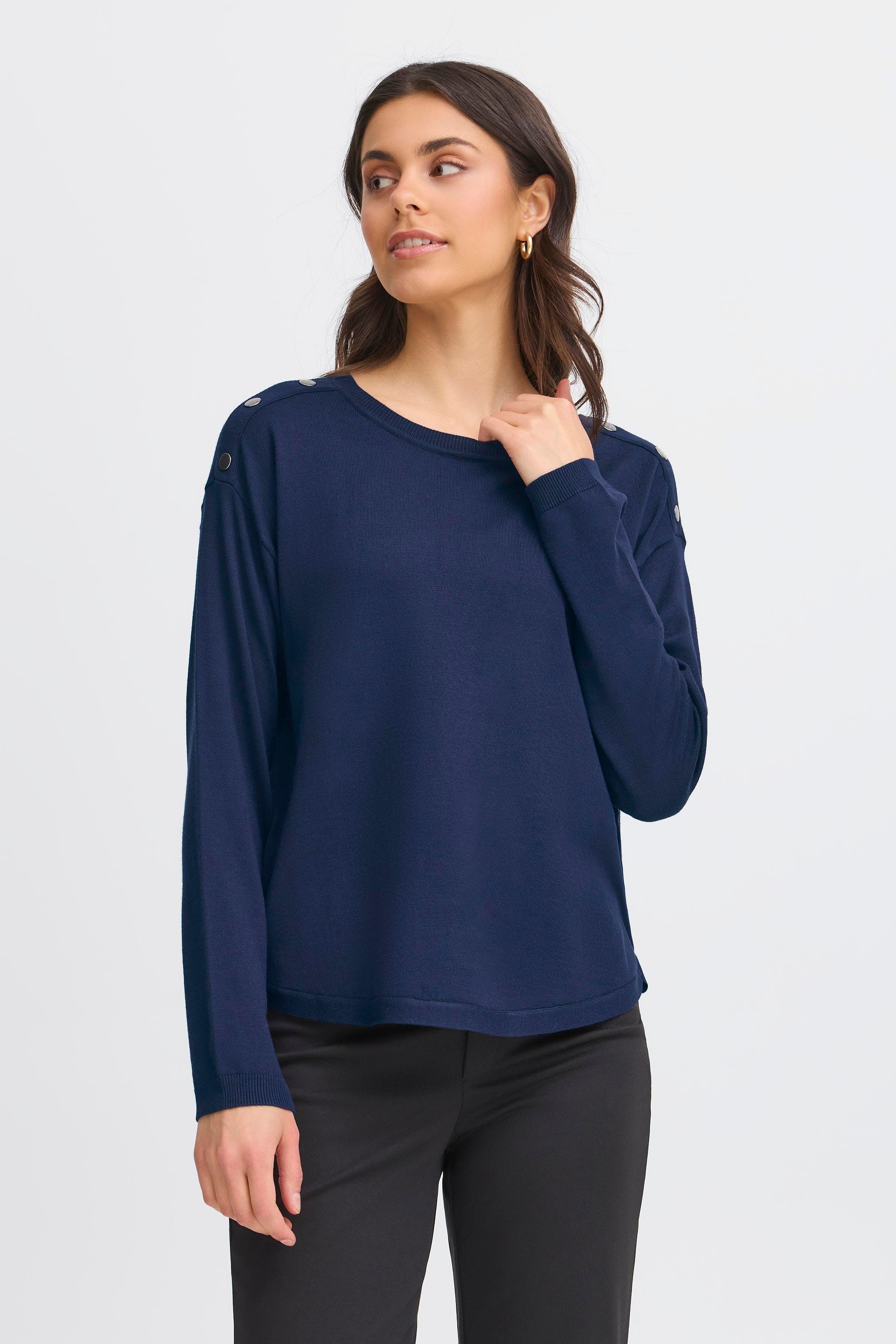 FRZUBASIC Pullover LOOKBOOK FRONT 20614325-193923