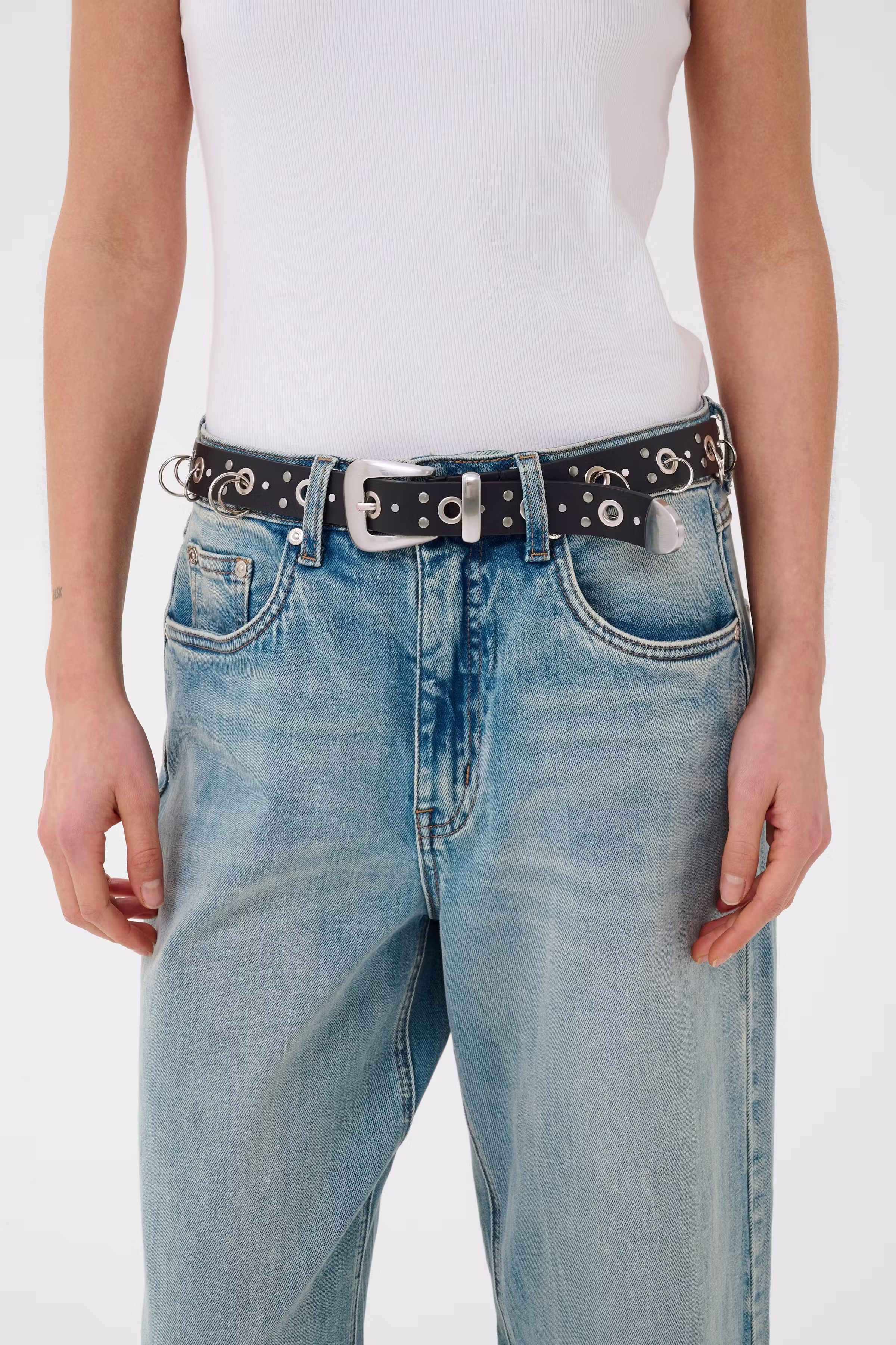GZnitzy Leren riem LOOKBOOK FRONT 10911360-100017