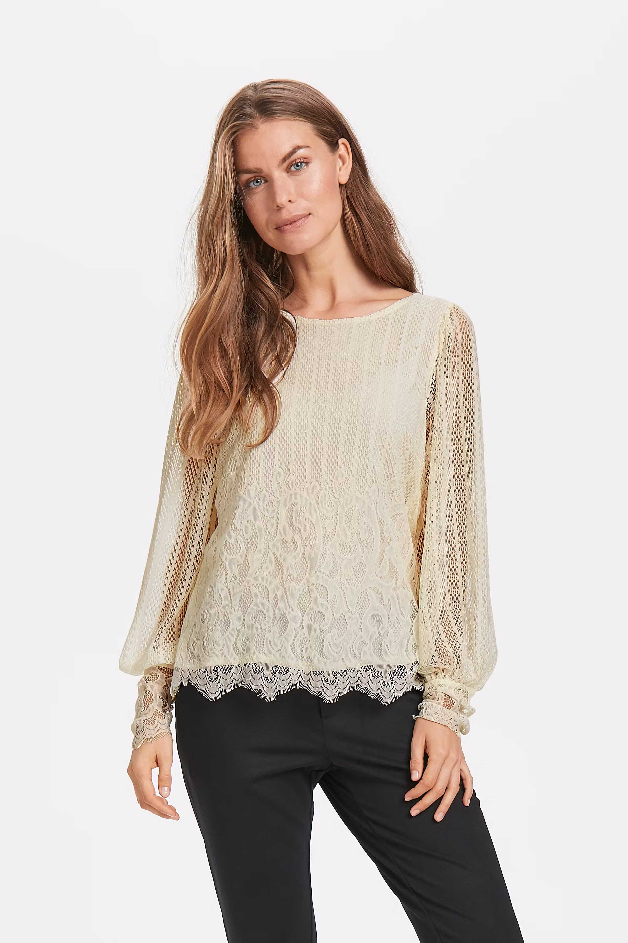 Blouse with long sleeve LOOKBOOK FRONT 30303603-33013