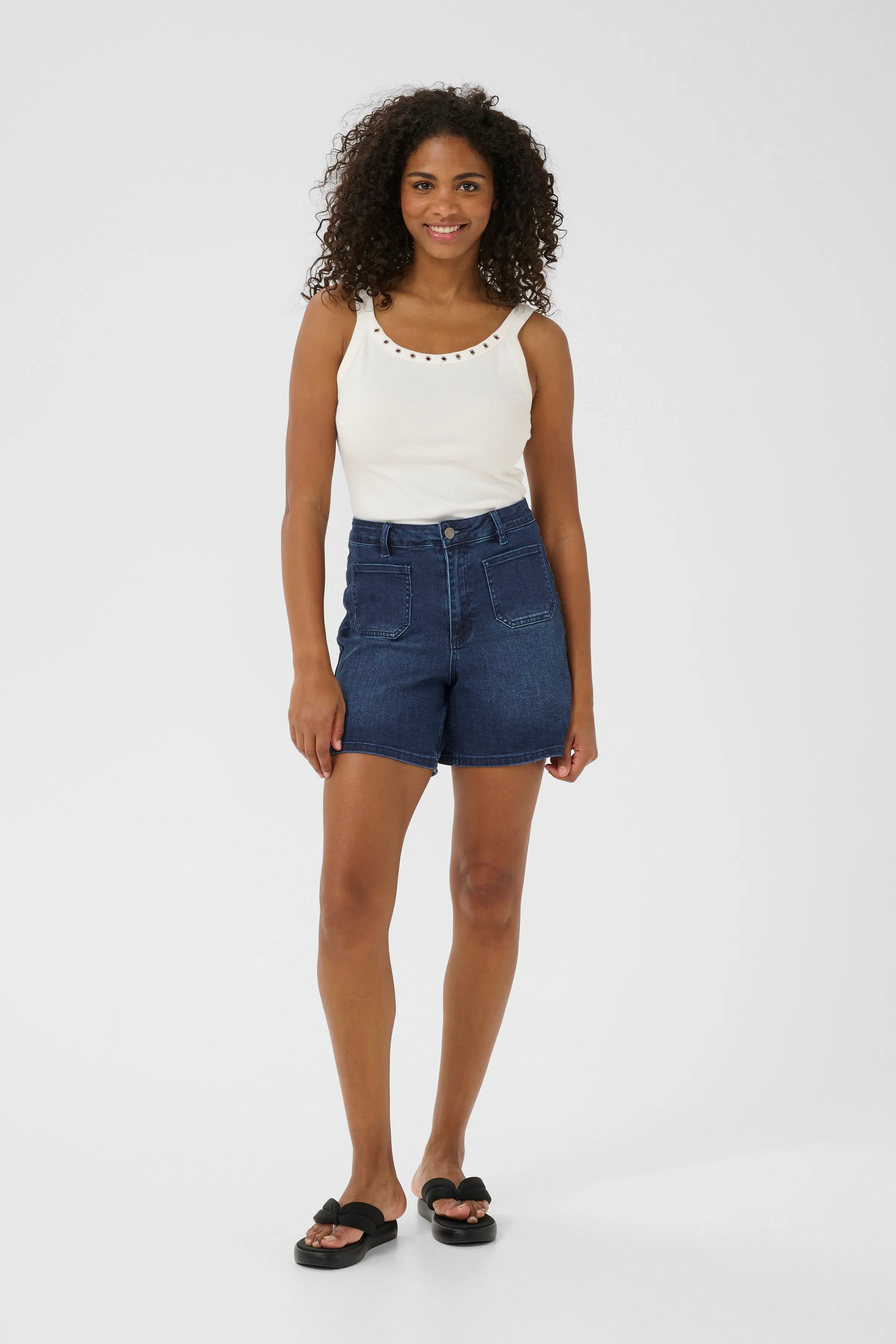 KAkarla Denimshorts LOOKBOOK FRONT 10552459-108385