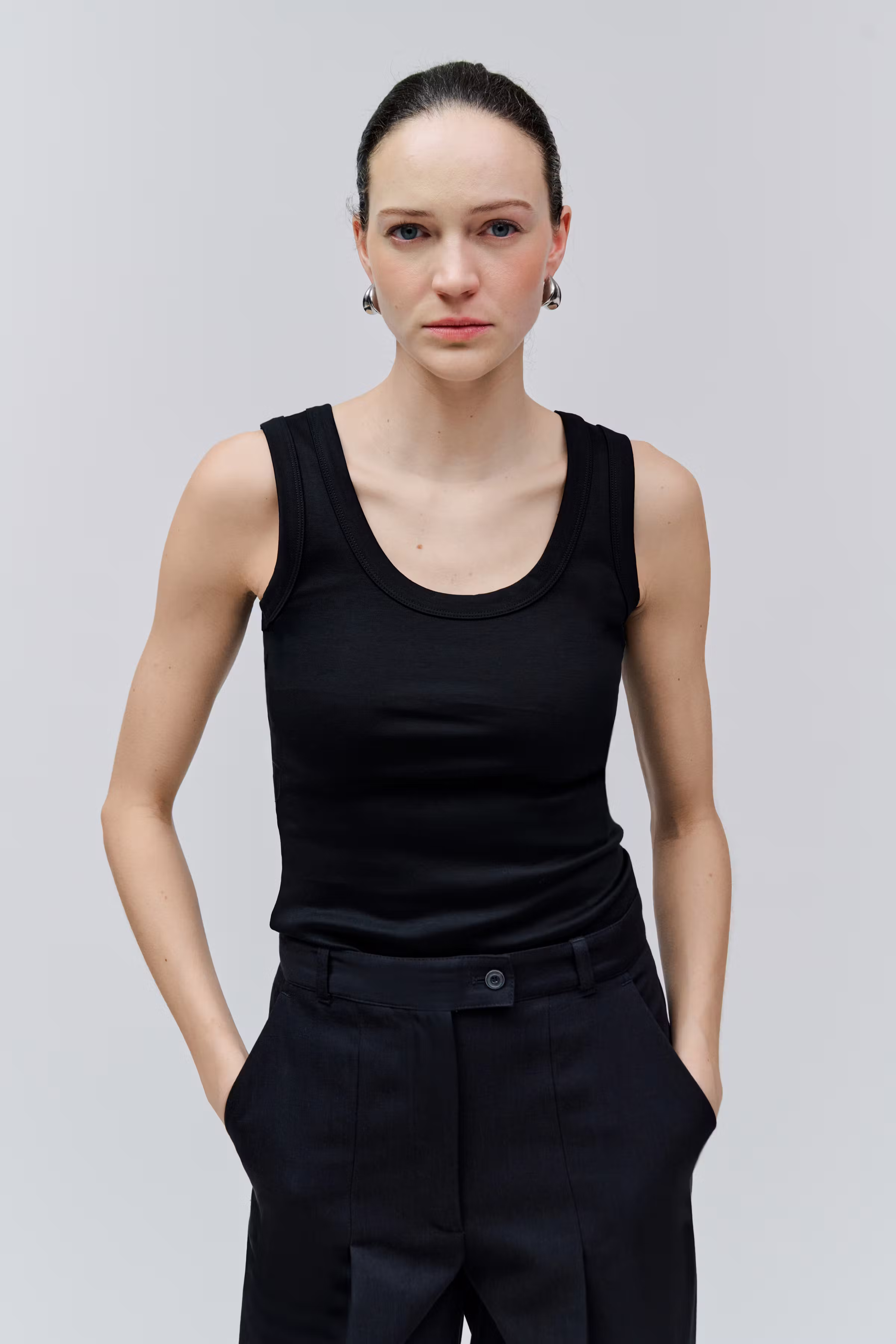 FRANCA T-shirt LOOKBOOK FRONT 30600611-BK999