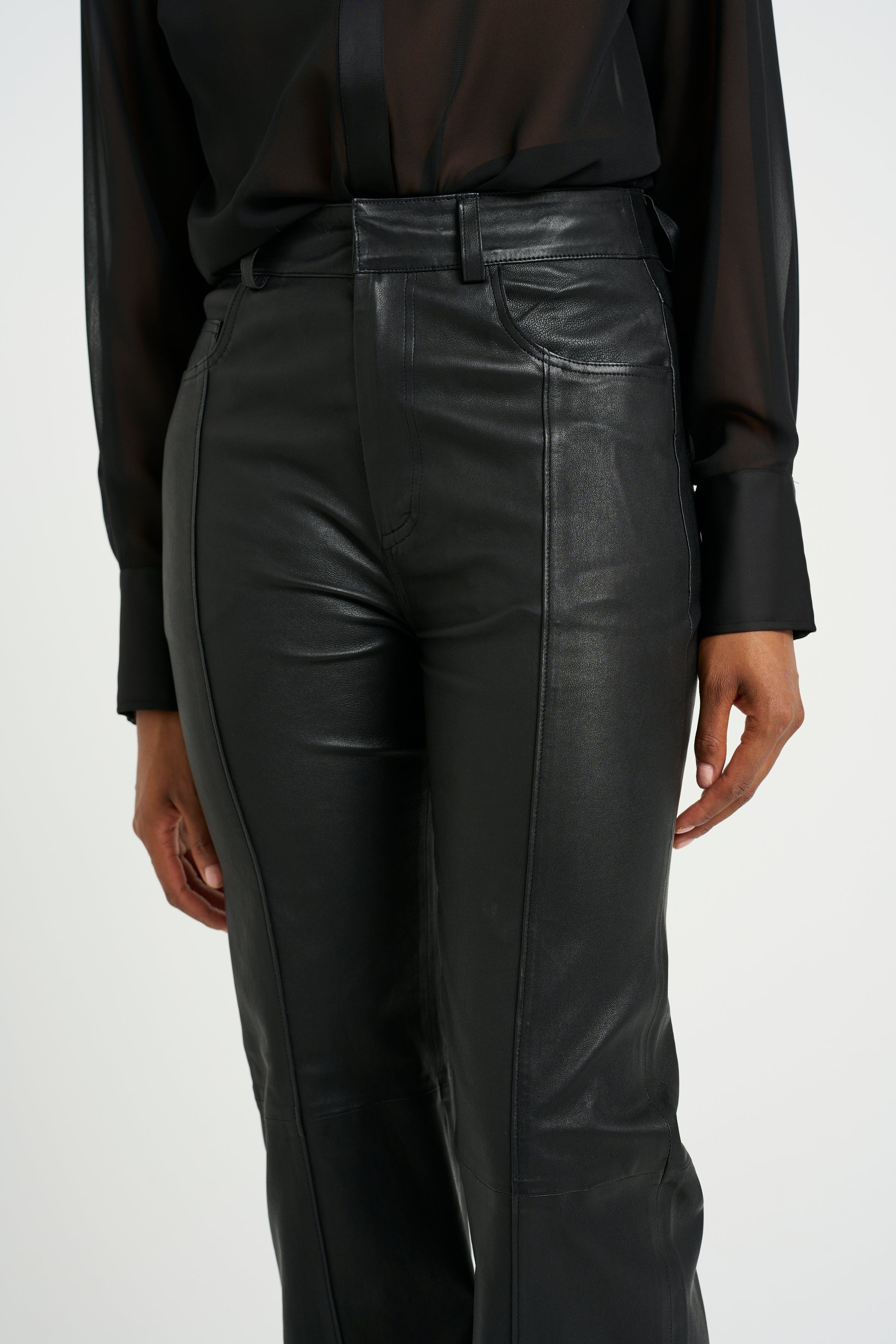 BlakelyGZ Lederpants LOOKBOOK BACK 10909548-100017