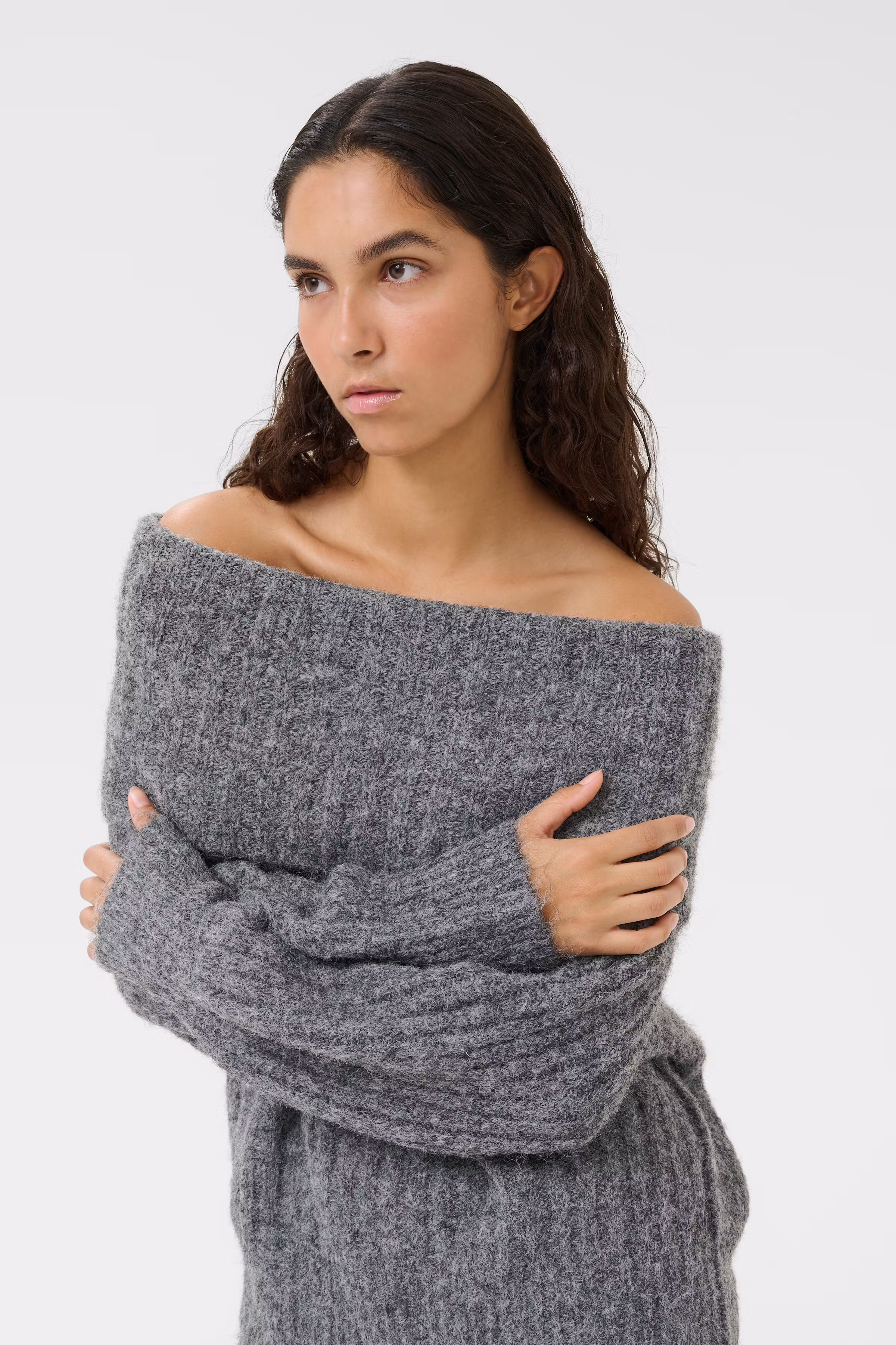 KBTiffanie Striktrøje LOOKBOOK FRONT 10105293-103422