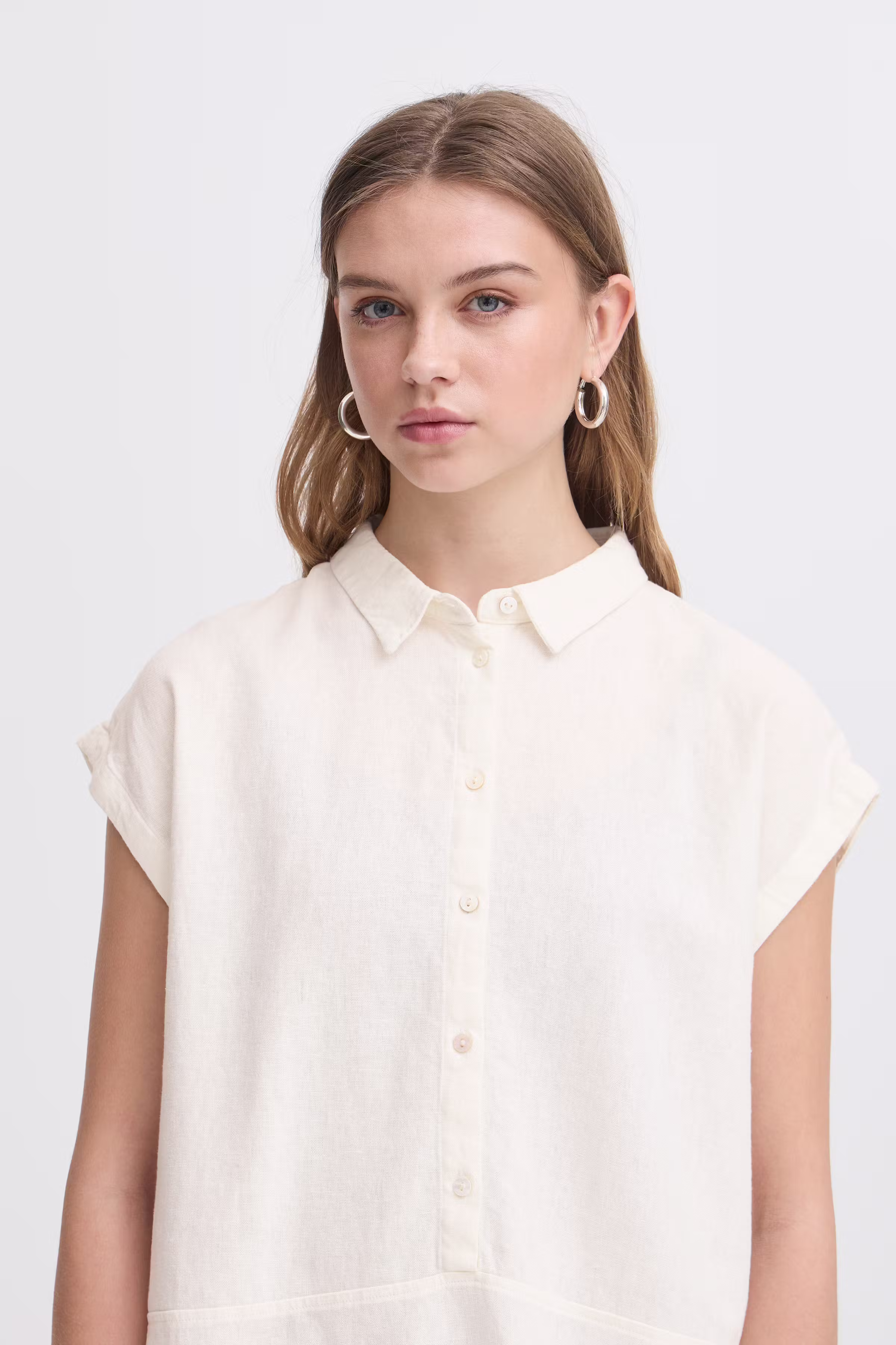 IHLINNO Kortermet bluse LOOKBOOK DETAIL 20122922-114201