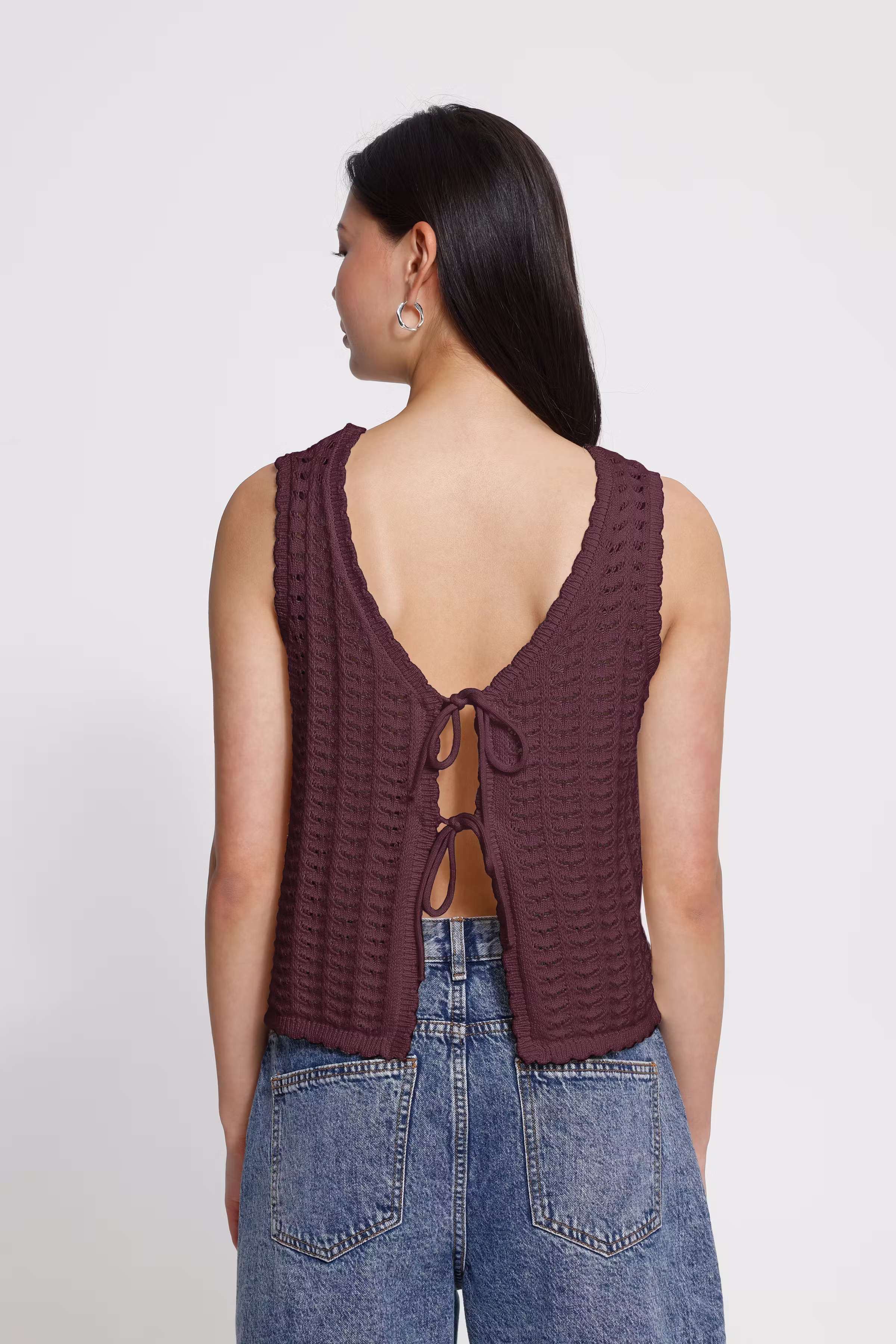 IHDOSIA Strikket vest LOOKBOOK BACK 20125703-191623