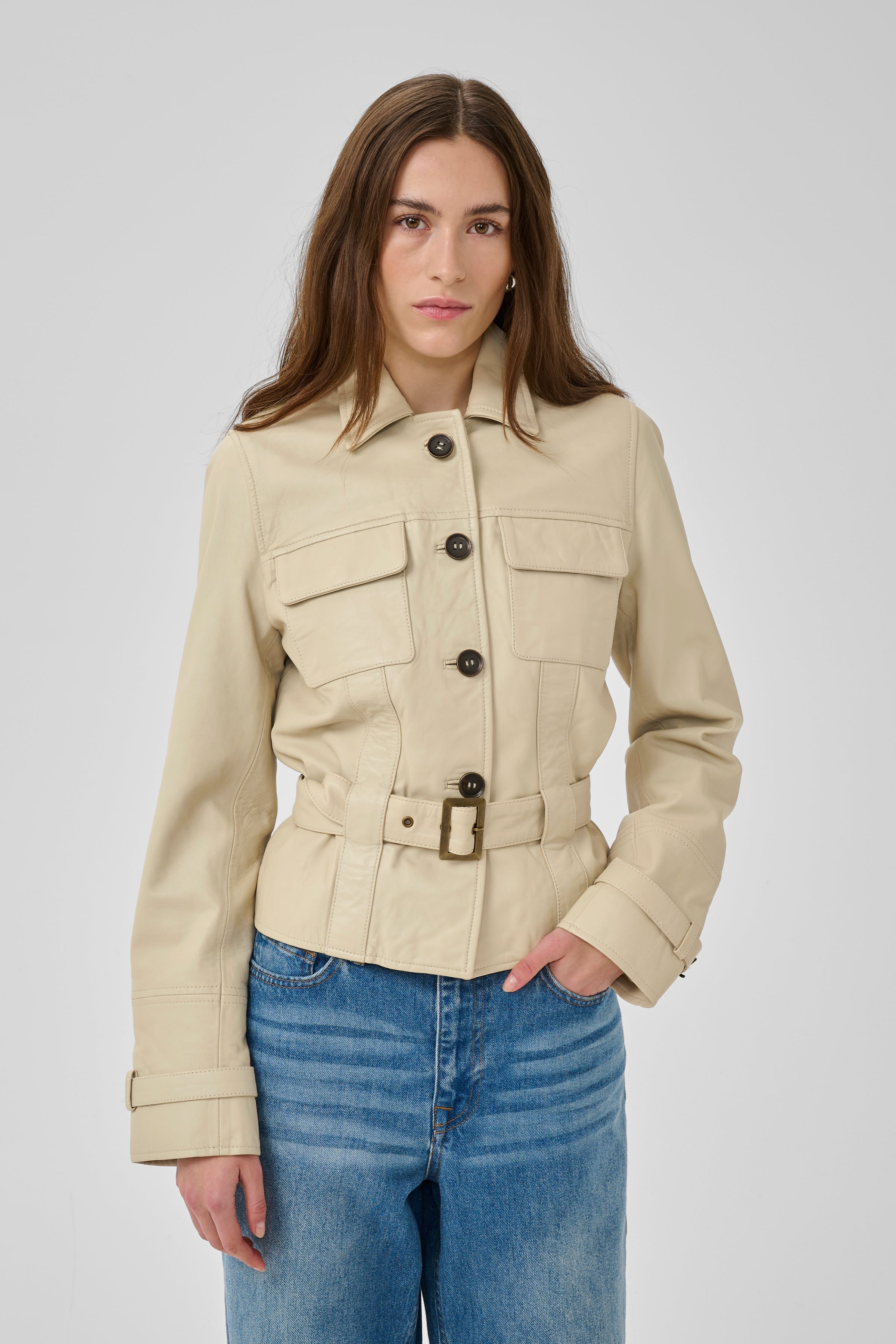 MWThea Leather jacket LOOKBOOK FRONT 10705523-109321