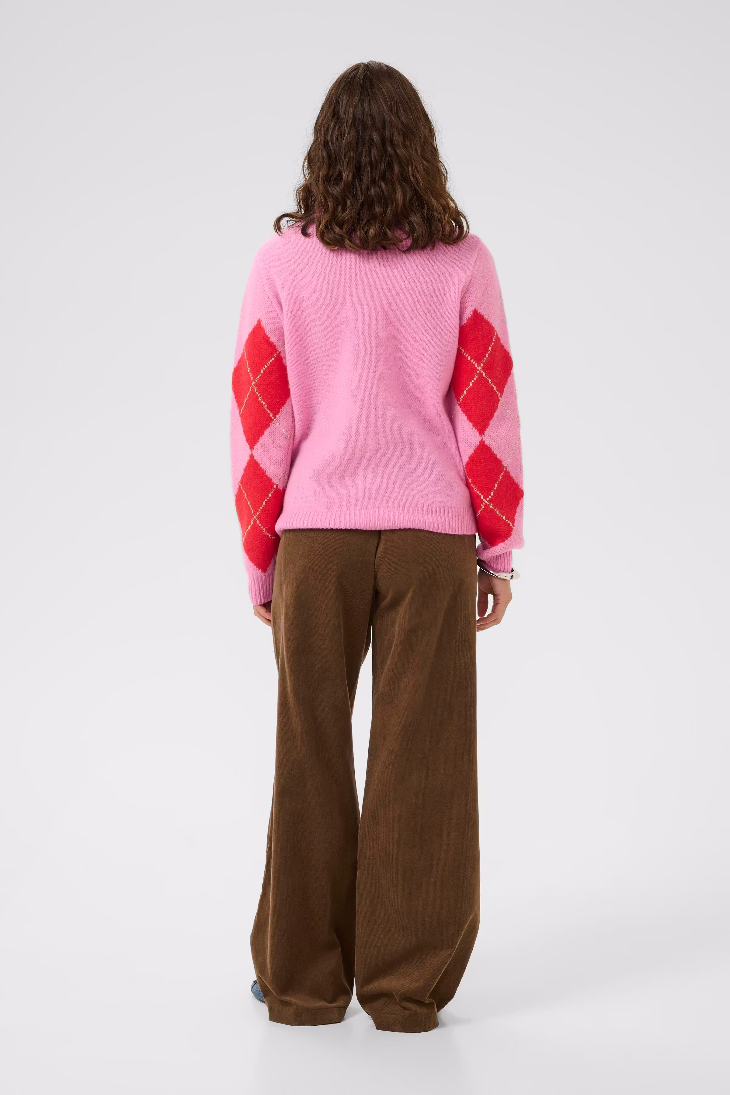 CUharlekin Stickad tröja i ull LOOKBOOK BACK 50112740-1527181