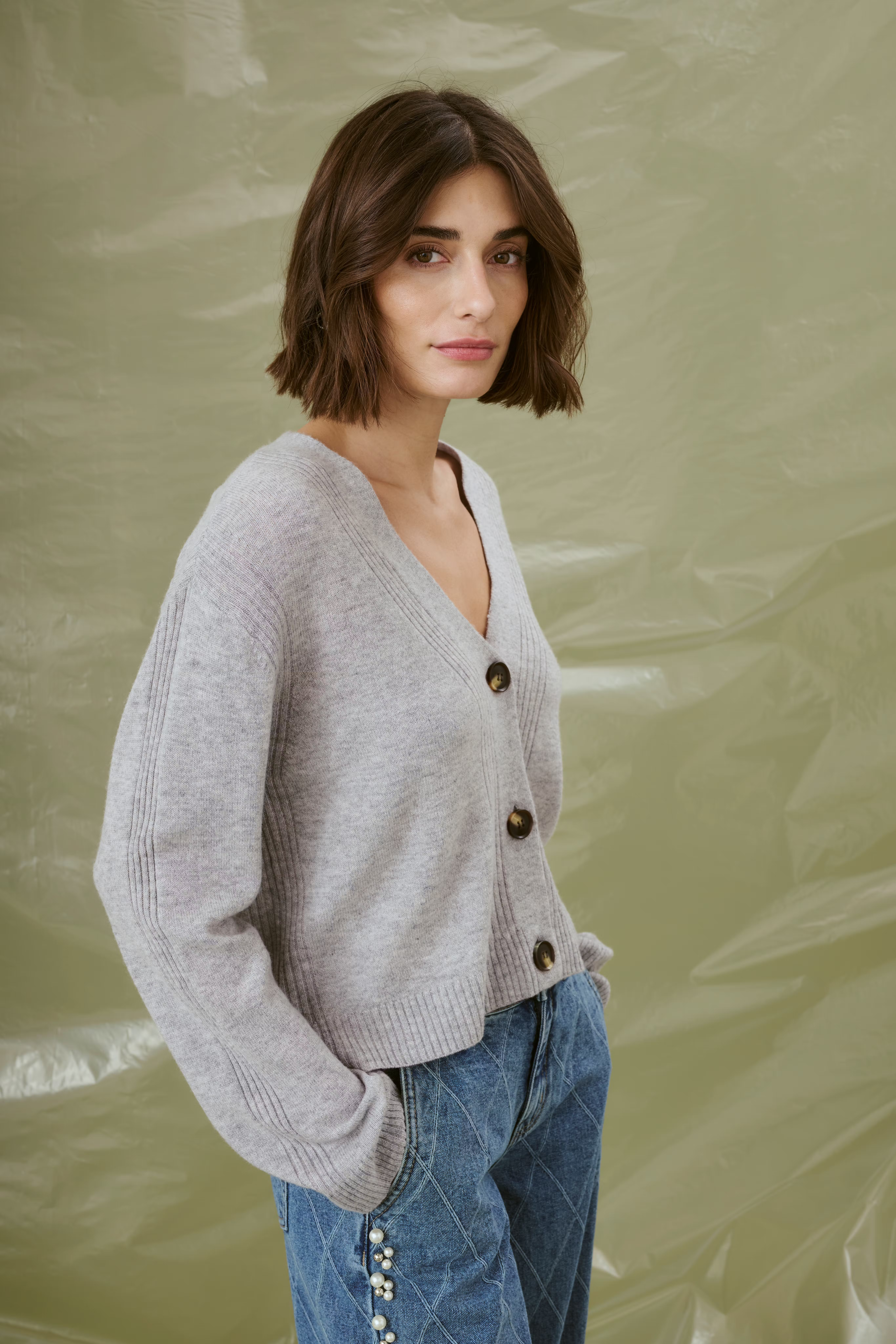 CUalys Jeans met parels LOCATION NONE 50112280-500027