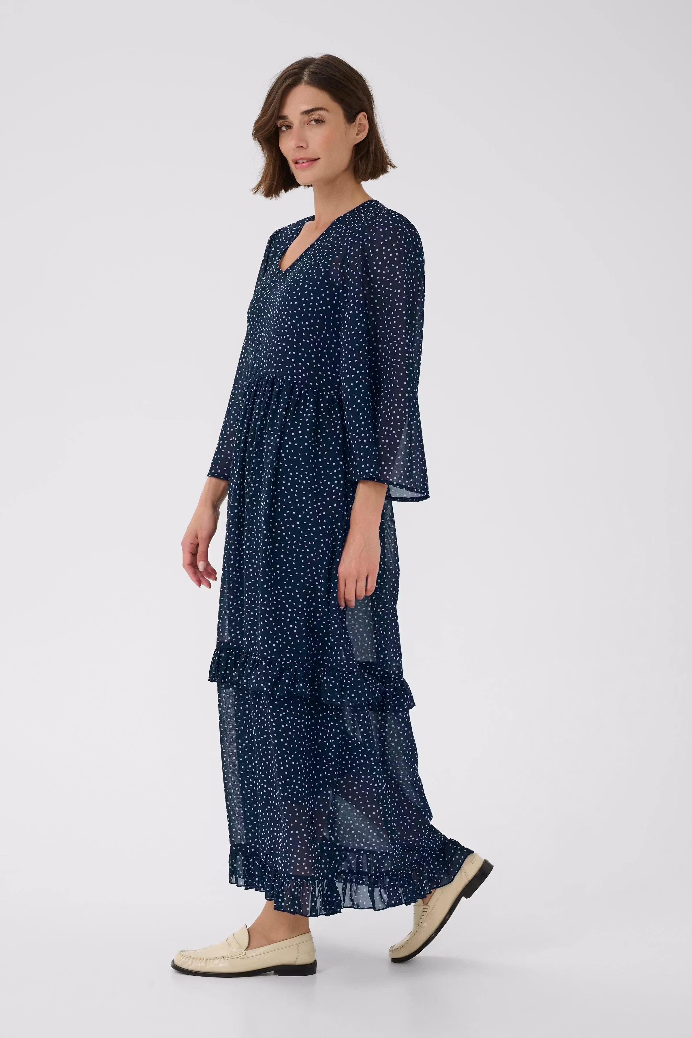 CUalita Klänning med prickar LOOKBOOK FRONT 50112722-108939