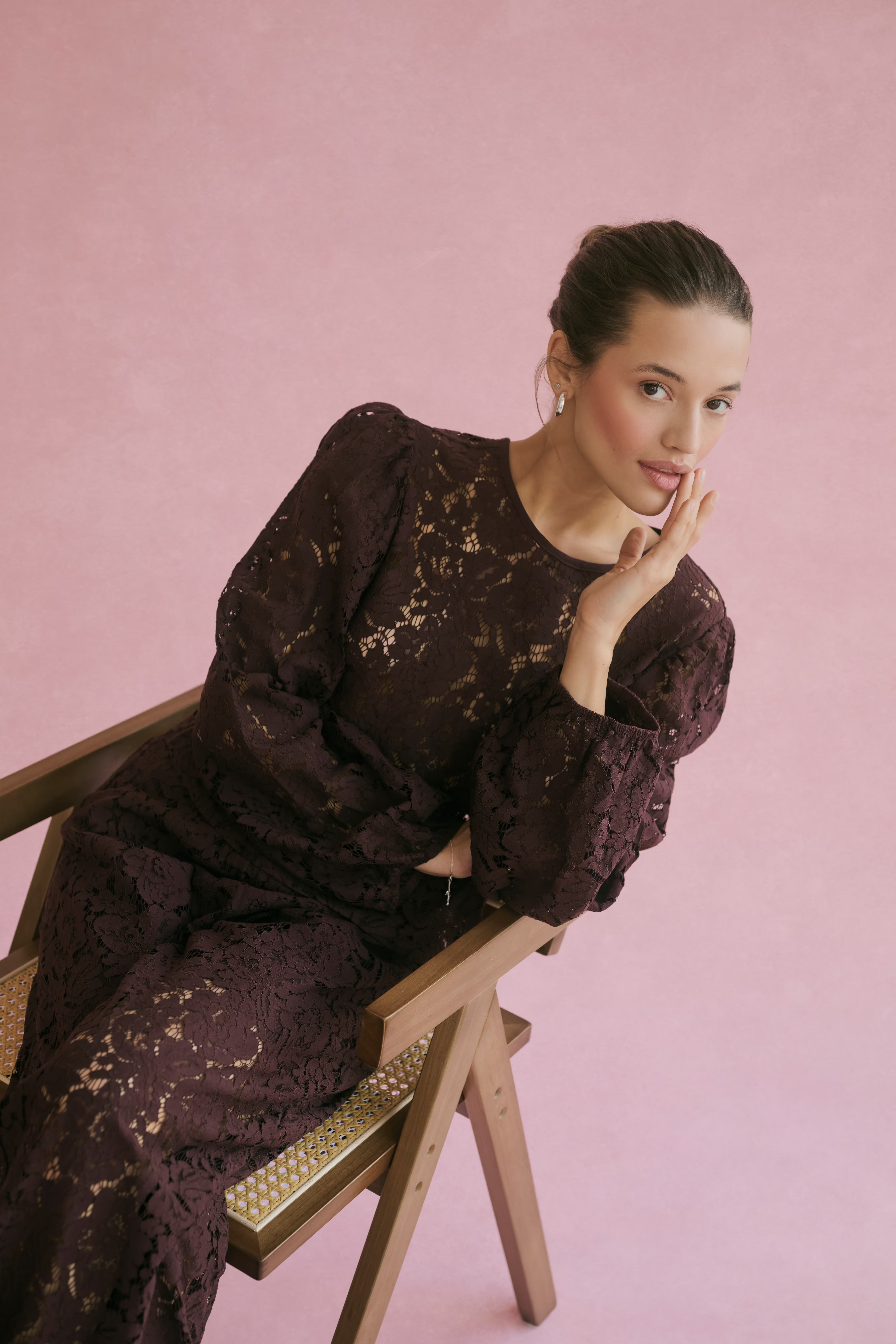 KAnomi Lace blouse LOCATION NONE 10509158-191619