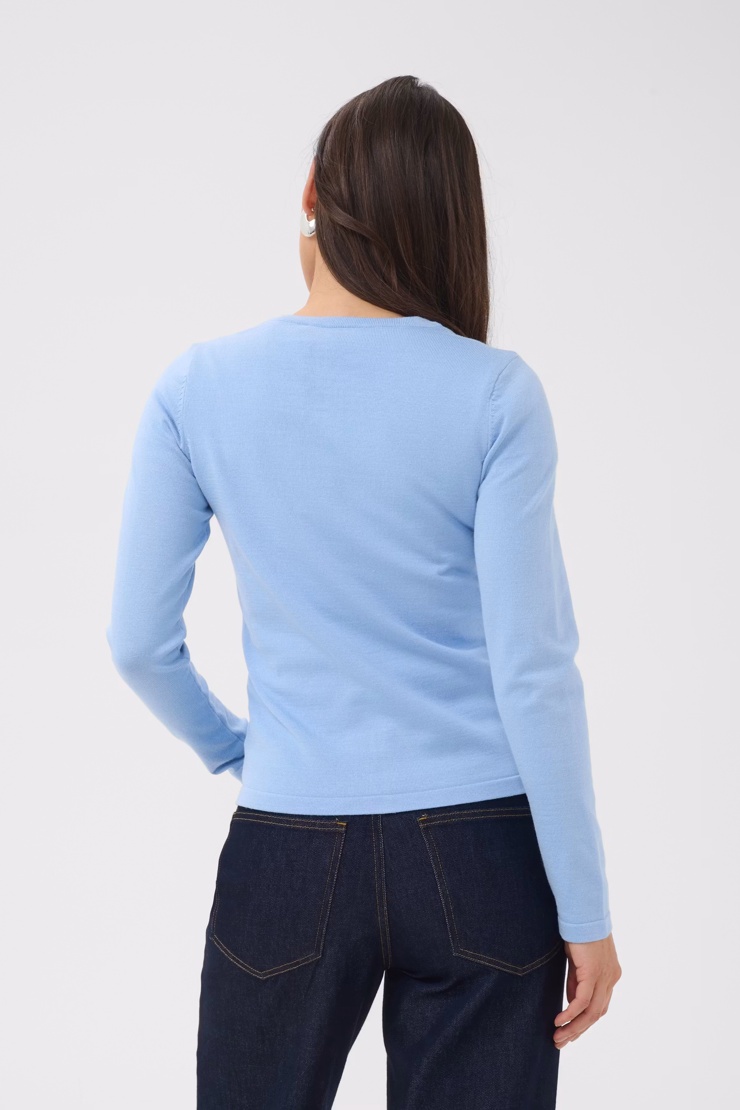 MilaSZ R-Neck Cardigan LOOKBOOK BACK 30500005-153919