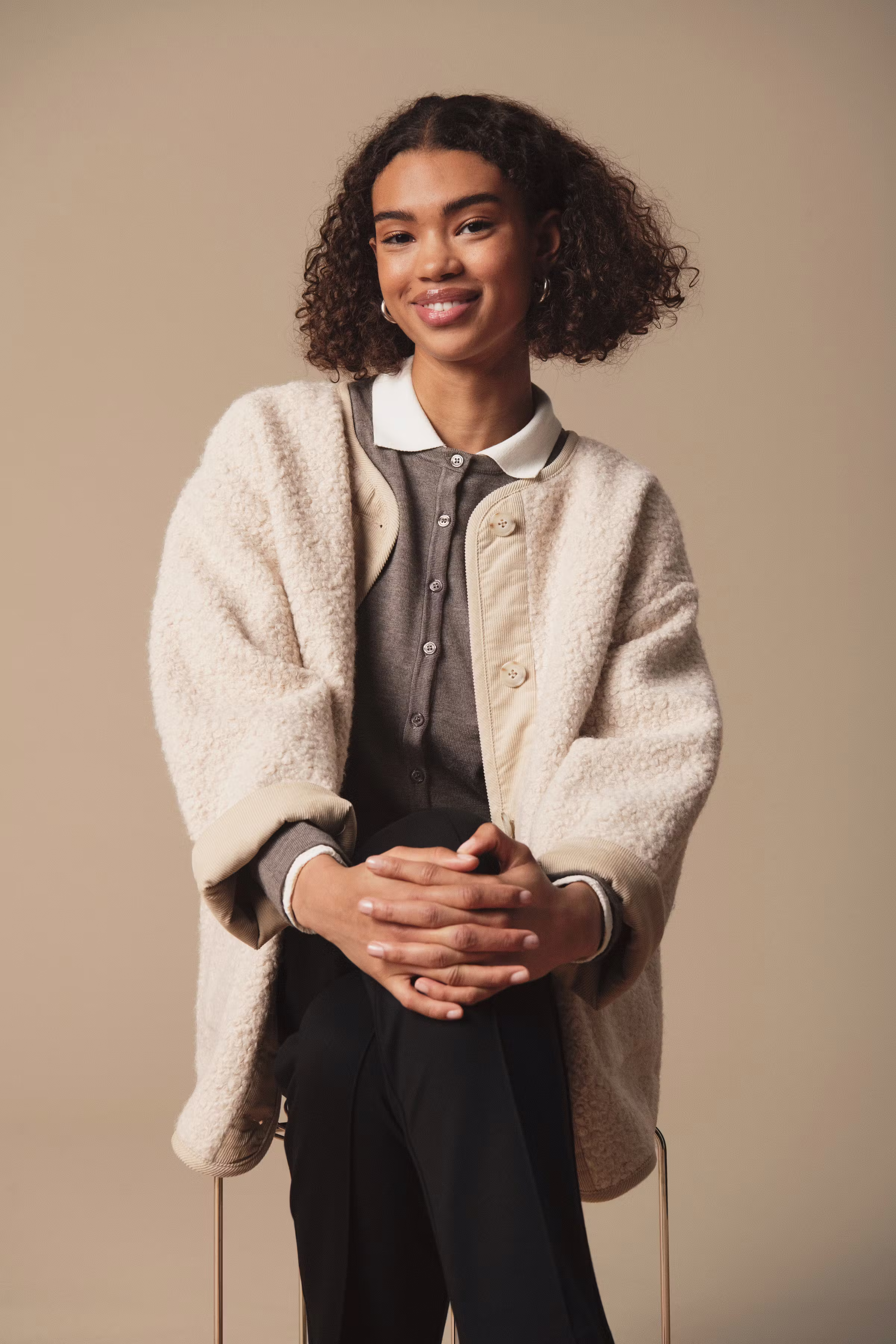 MilaSZ R-Neck Cardigan LOCATION NONE 30500005-1813061