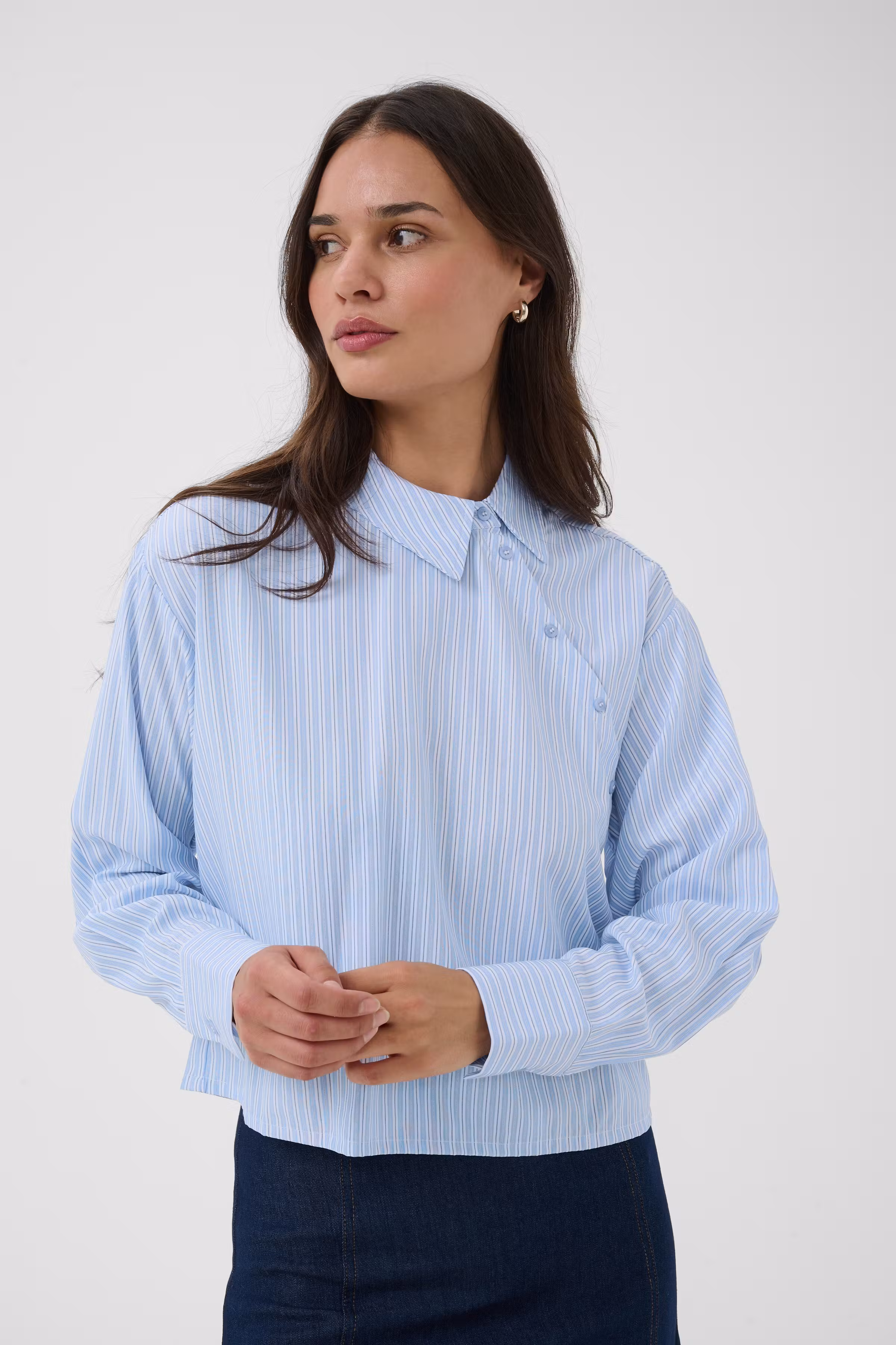 KArosalie Stribet Skjorte LOOKBOOK DETAIL 10513171-1000840
