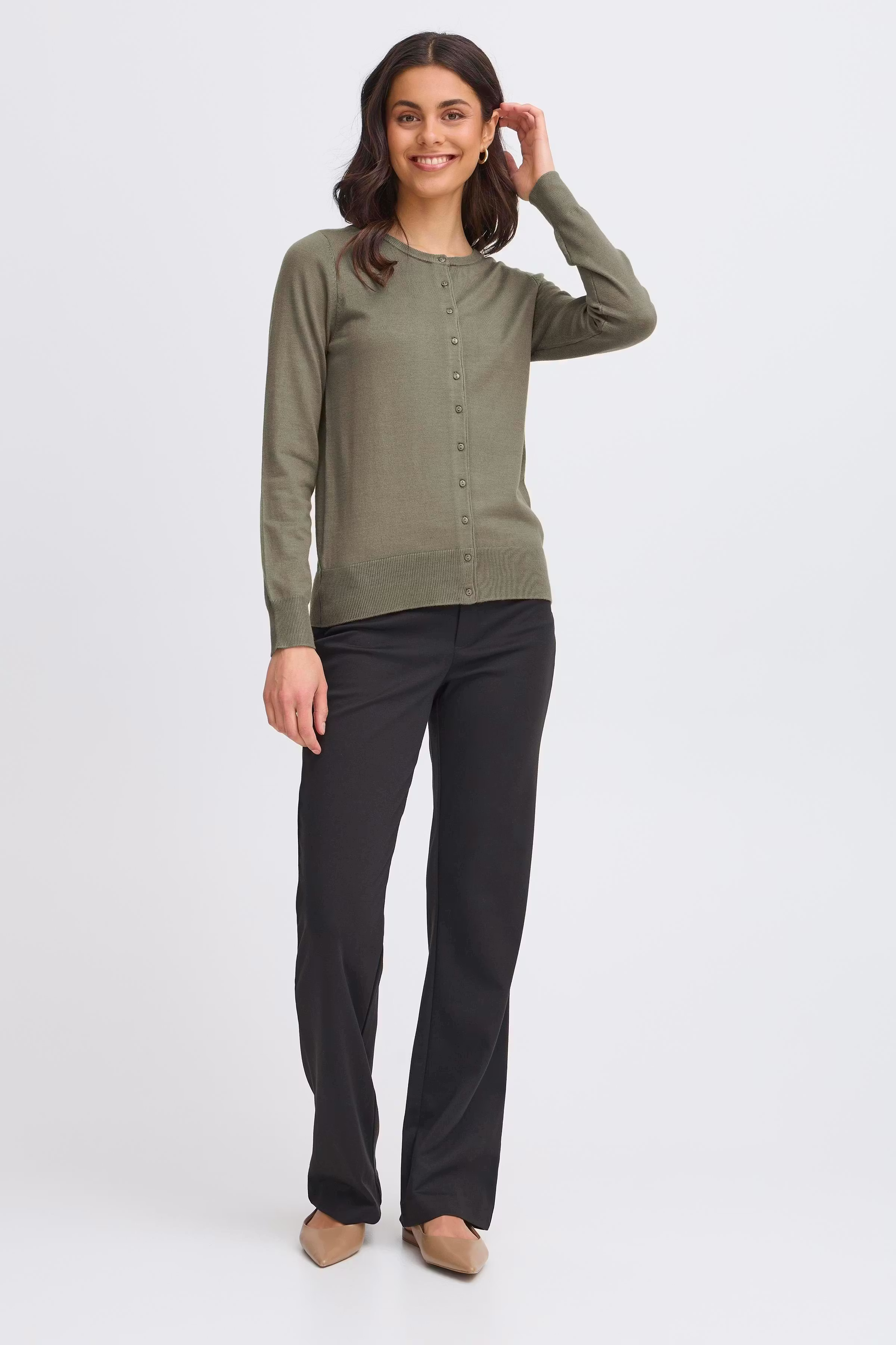 FRZUBASIC Cardigan LOOKBOOK FRONT 20604187-180515