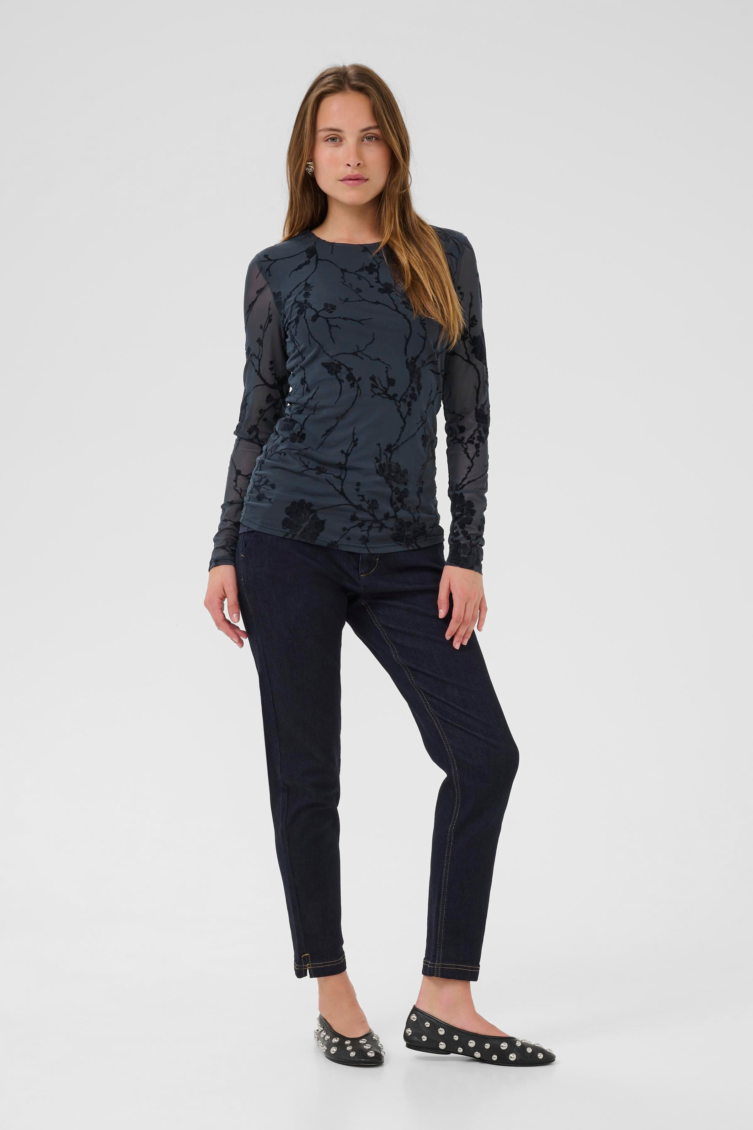 CUpalida Mesh blouse LOOKBOOK FRONT 50112460-194011