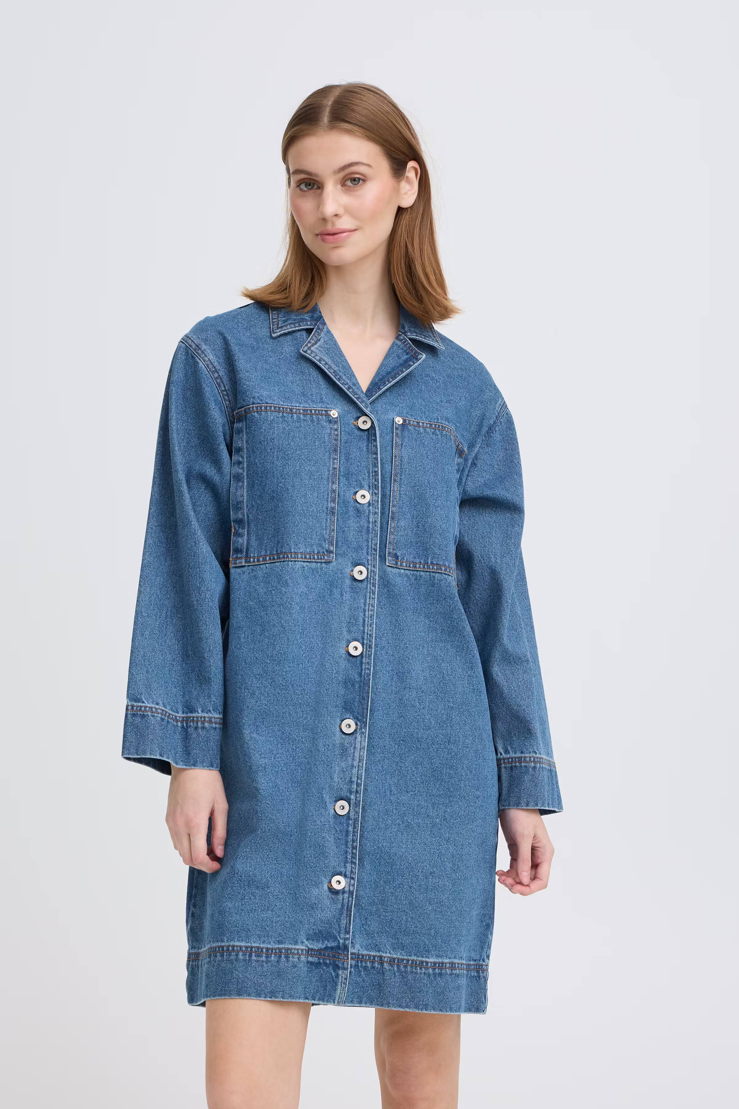 IHMIANNA Kjole LOOKBOOK FRONT 20125096-200928