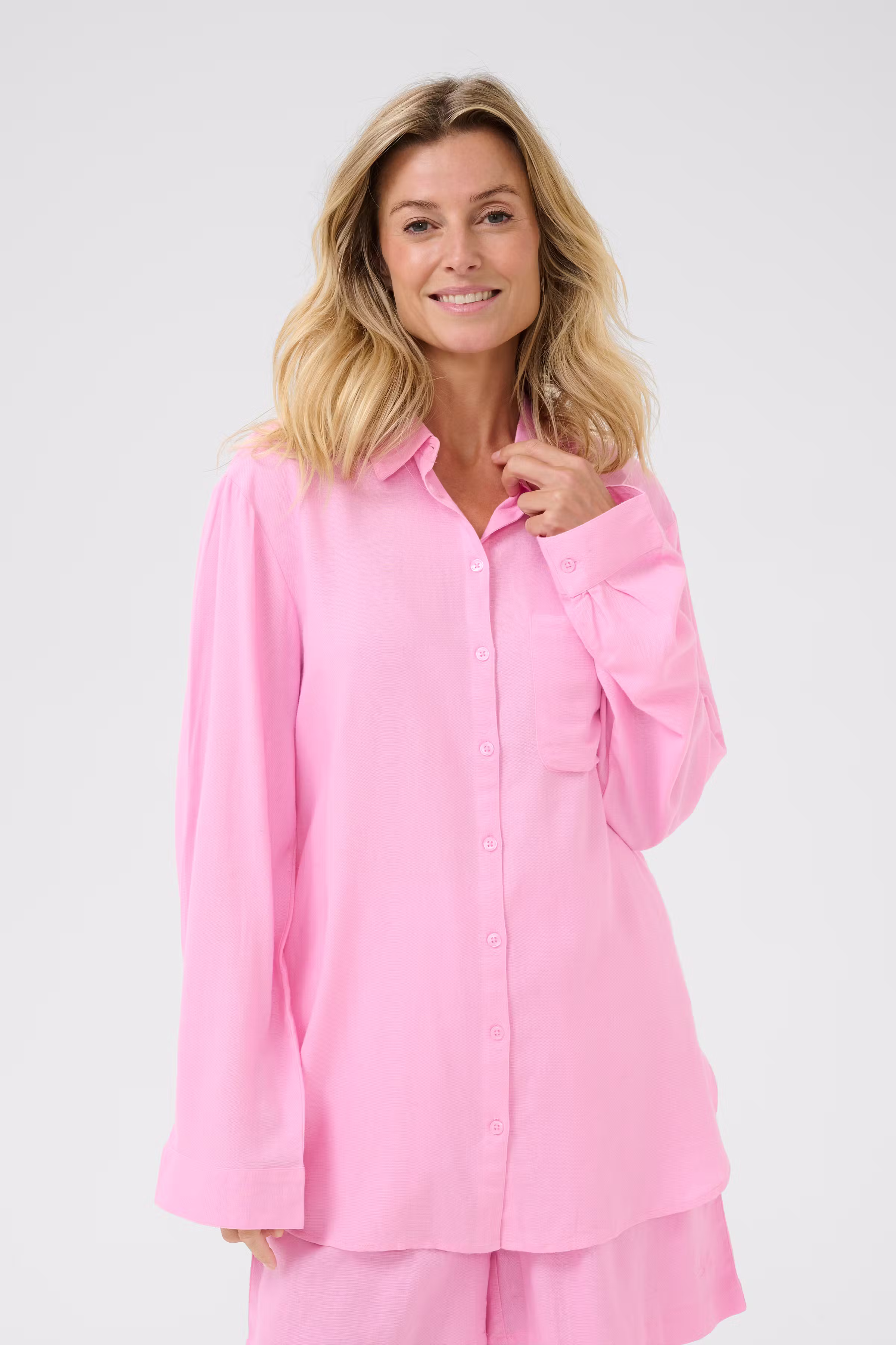 CRVenta Linnen overhemd LOOKBOOK FRONT 10613598-152215