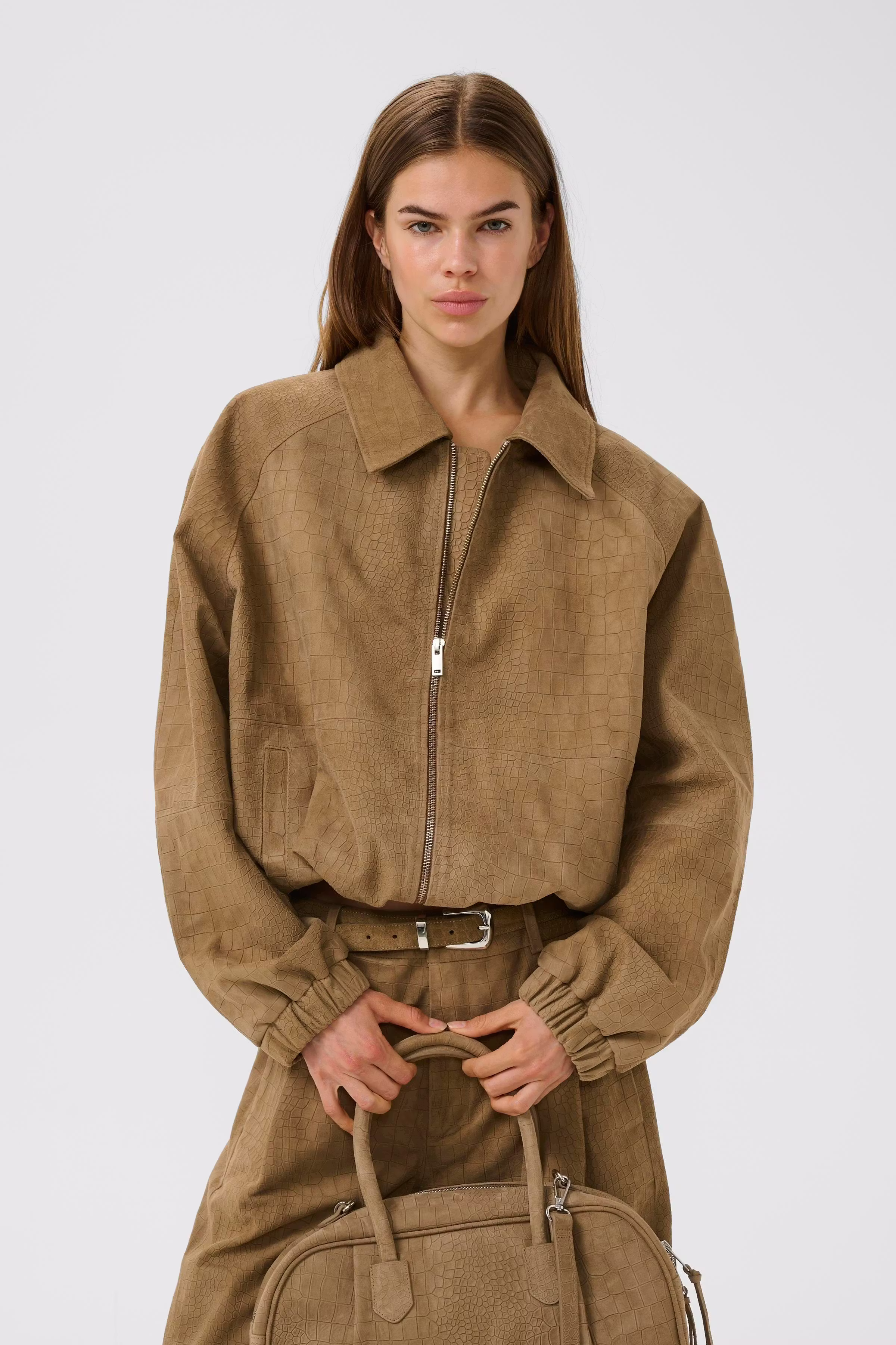 GZestelle Ruskindsjakke LOOKBOOK FRONT 10911114-181022