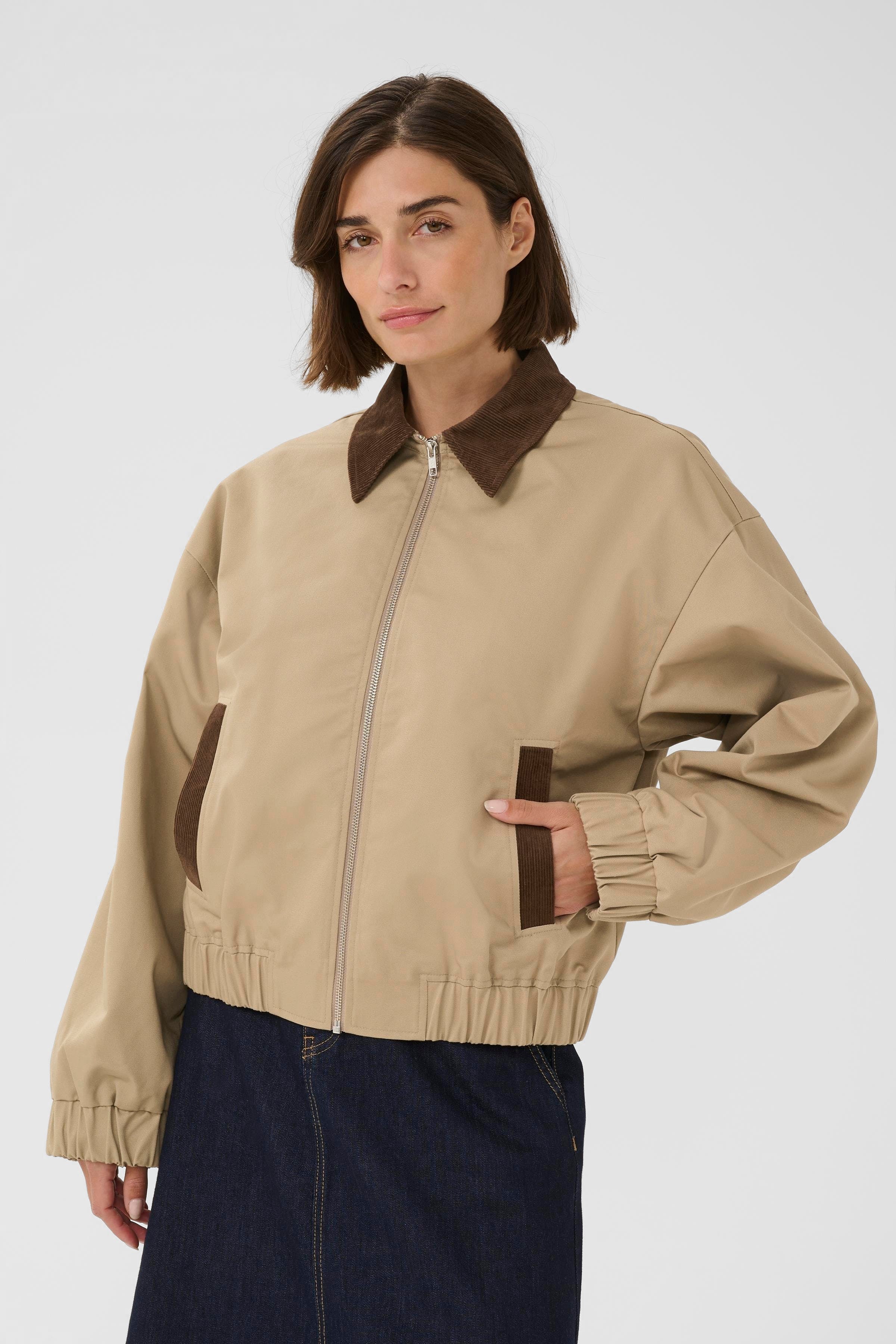 CUsasha Jas met corduroy kraag LOOKBOOK FRONT 50112575-171009