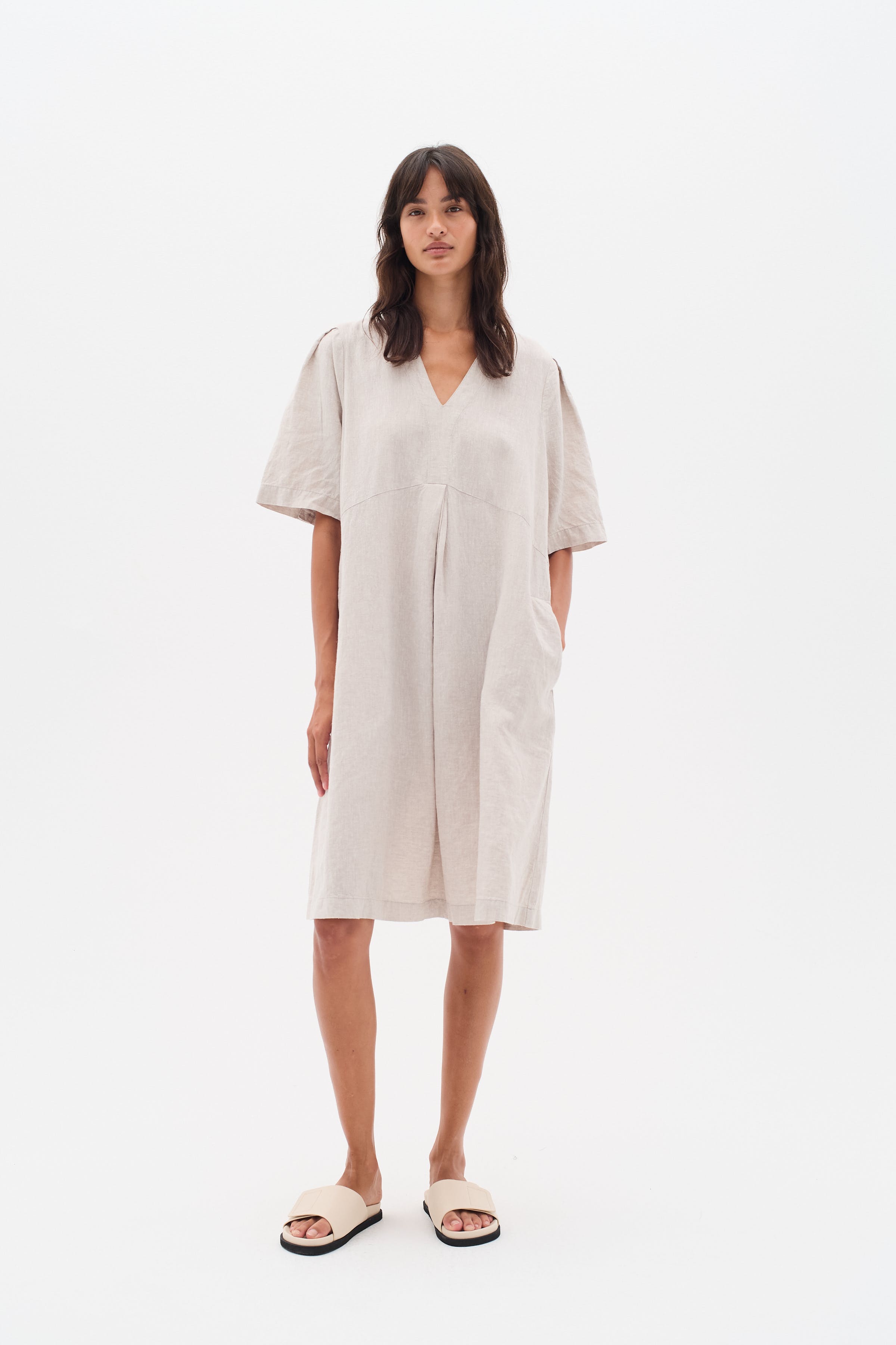 RimoneIW Linen Dress LOOKBOOK FRONT 30110365-1304031