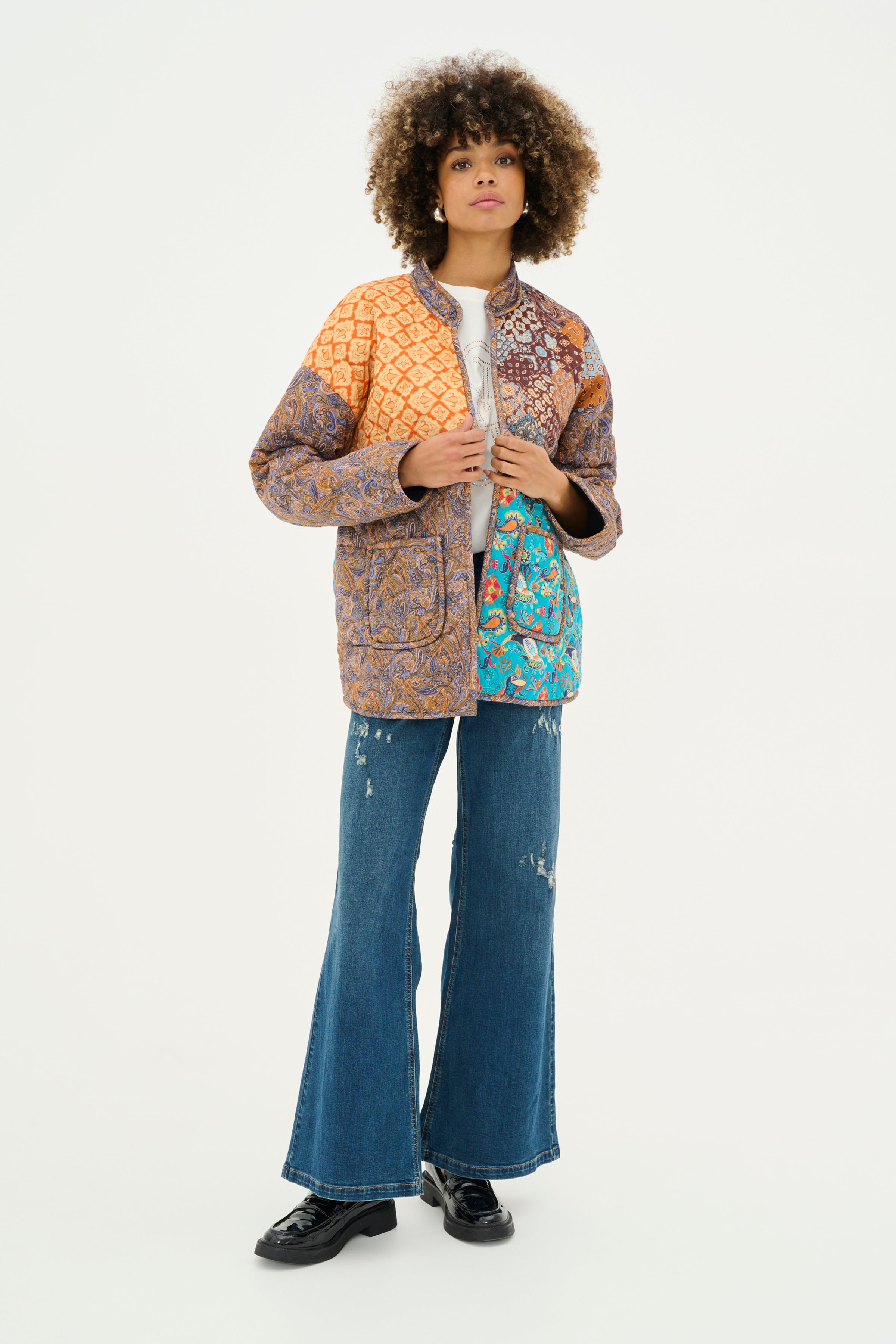 CUemilia Quiltad Jacka LOOKBOOK FRONT 50111448-107043