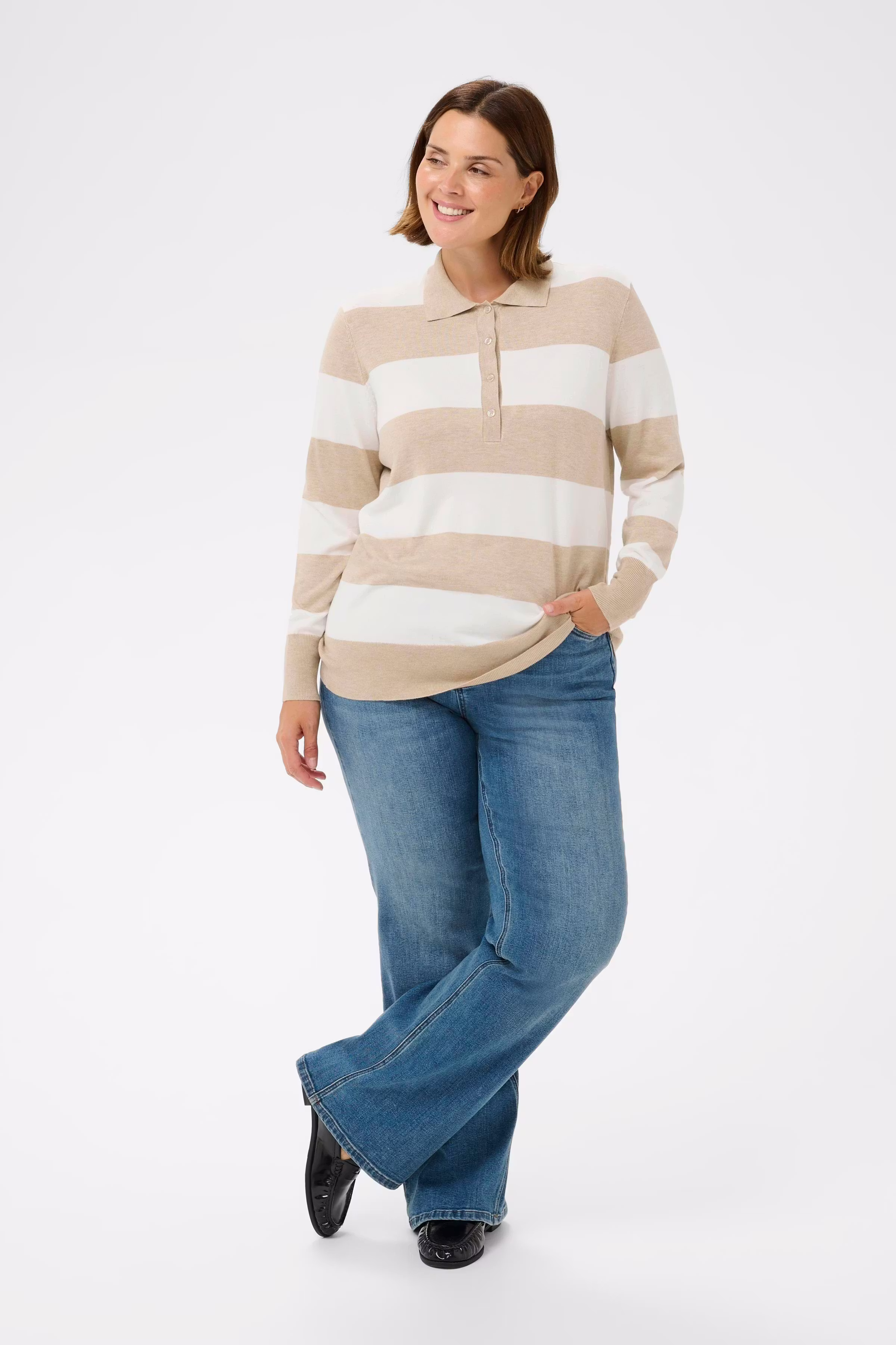 Pull Polo Manches Longues KClizzy  LOOKBOOK FRONT 10583718-108980