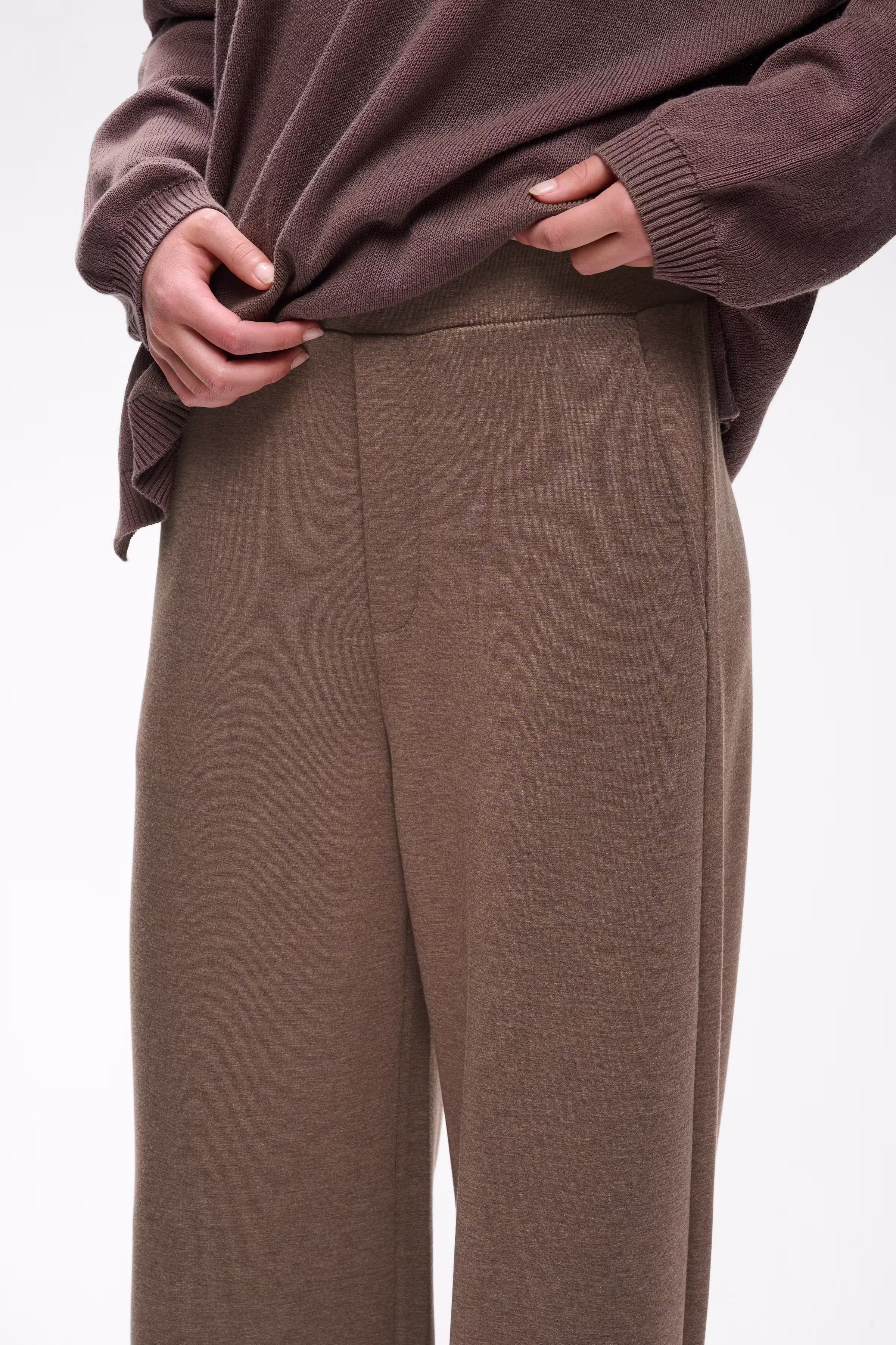 GincetteIW Melange Trousers LOOKBOOK DETAIL 30110741-1813071