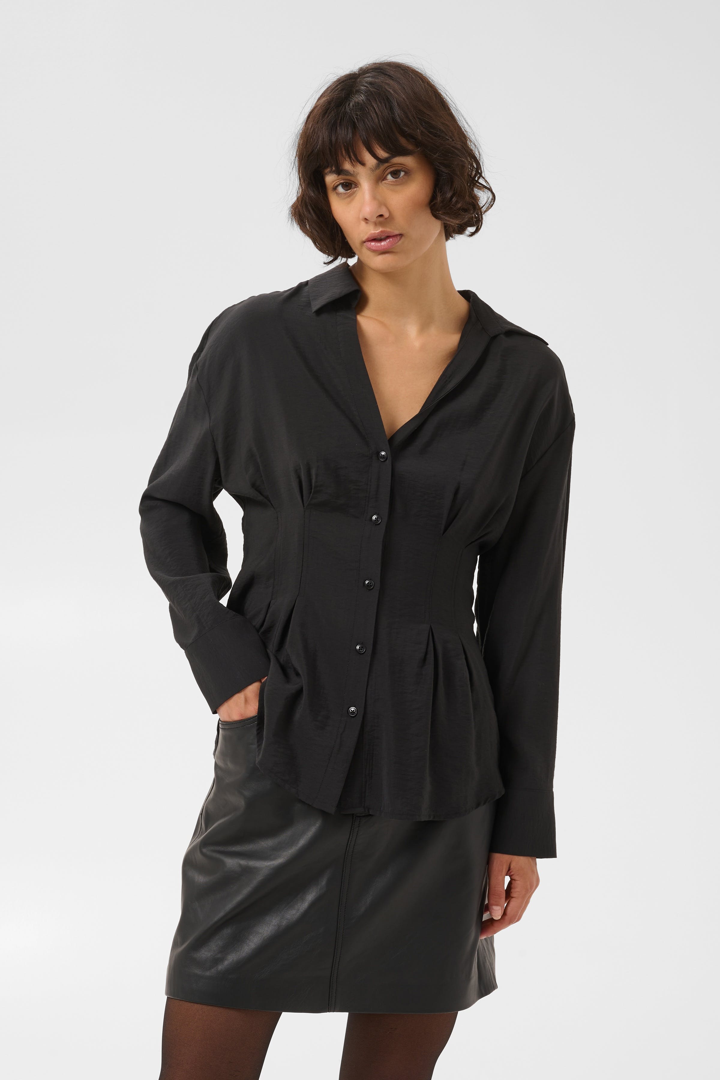 ColliePW Skjorte LOOKBOOK FRONT 30310900-194008