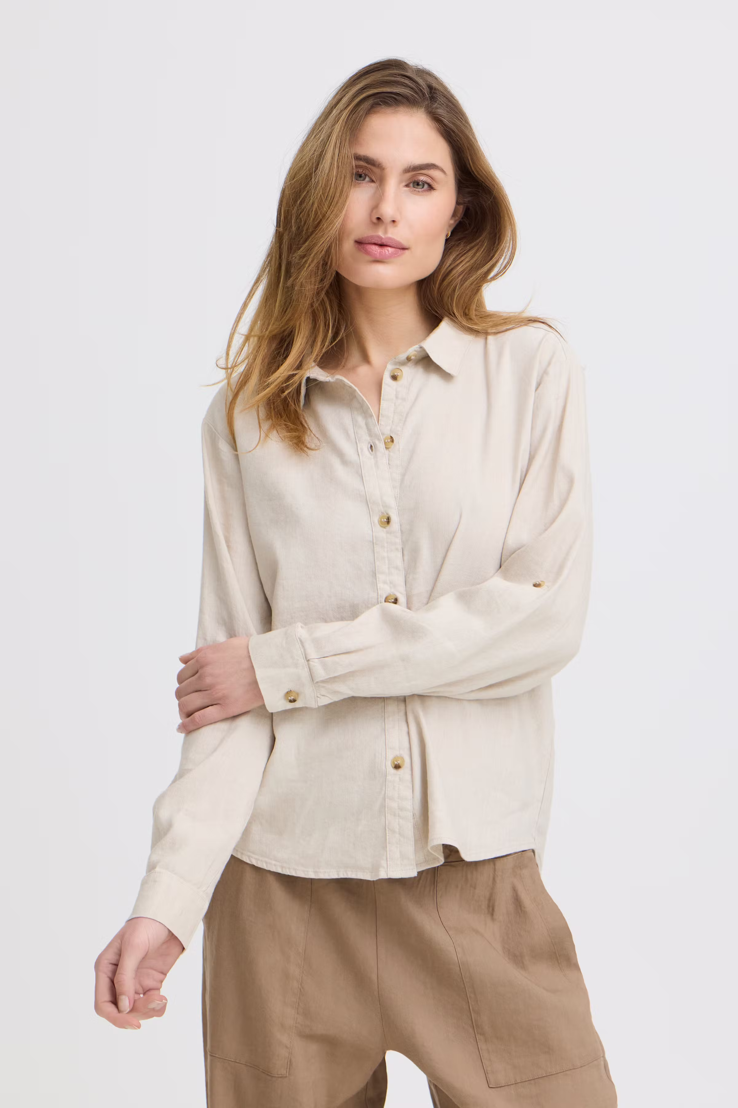 PZLUCA Skjorte LOOKBOOK FRONT 50210427-1309071