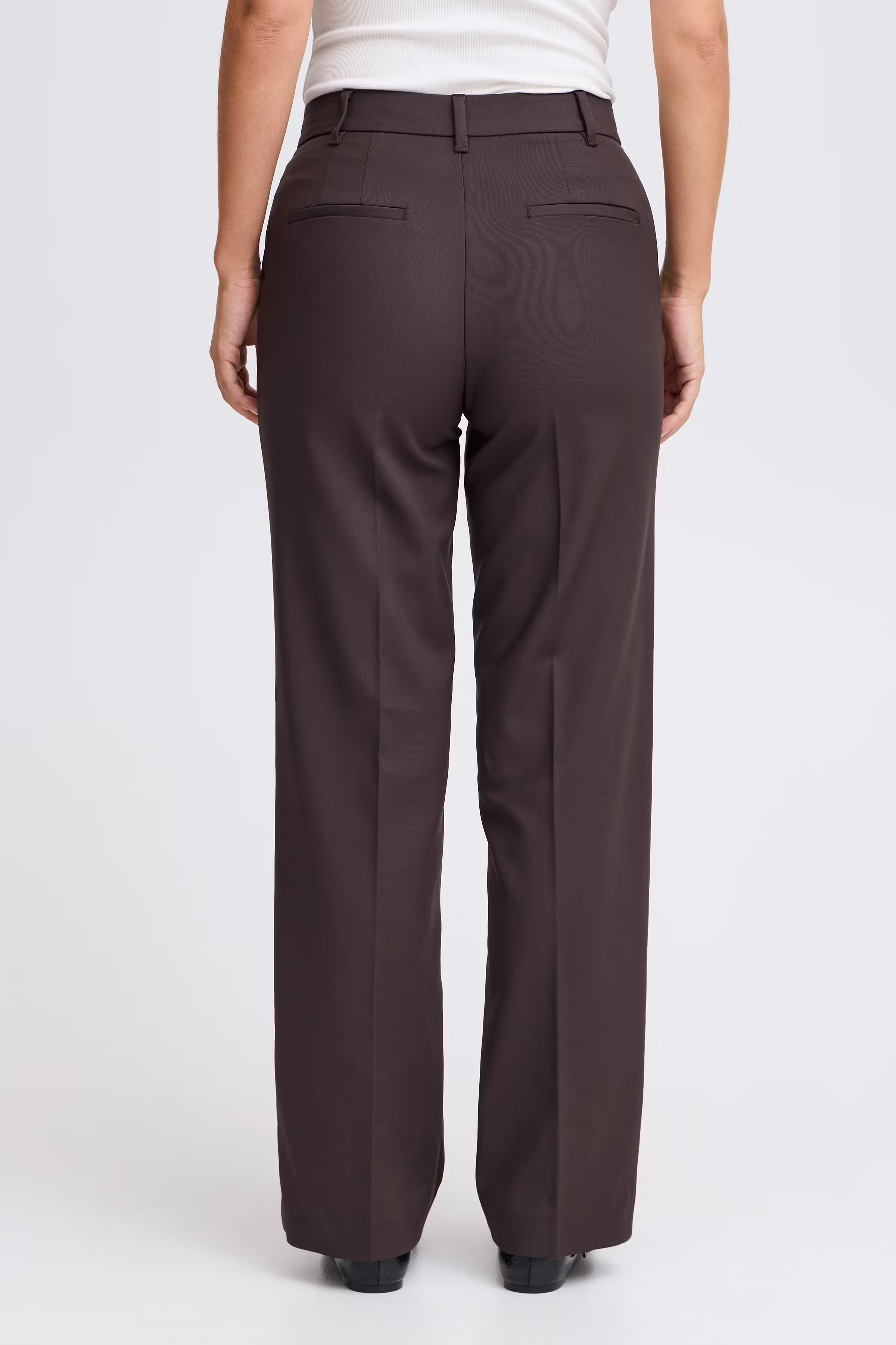 PZBINDY High Waist Wide Leg Bukser LOOKBOOK BACK 50206519-191103