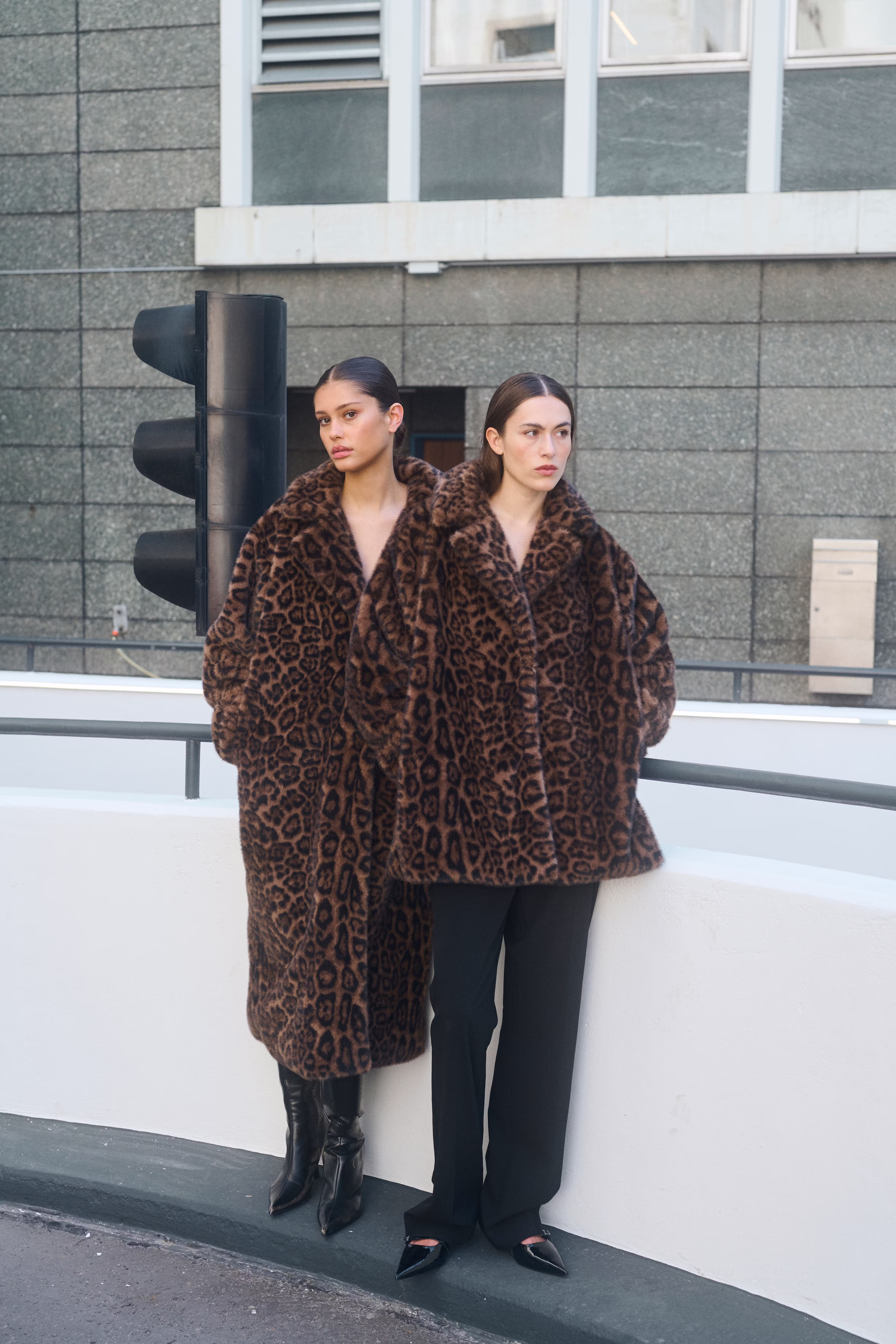 KBTira Leopard Faux Fur jacket LOCATION NONE 10105446-103153