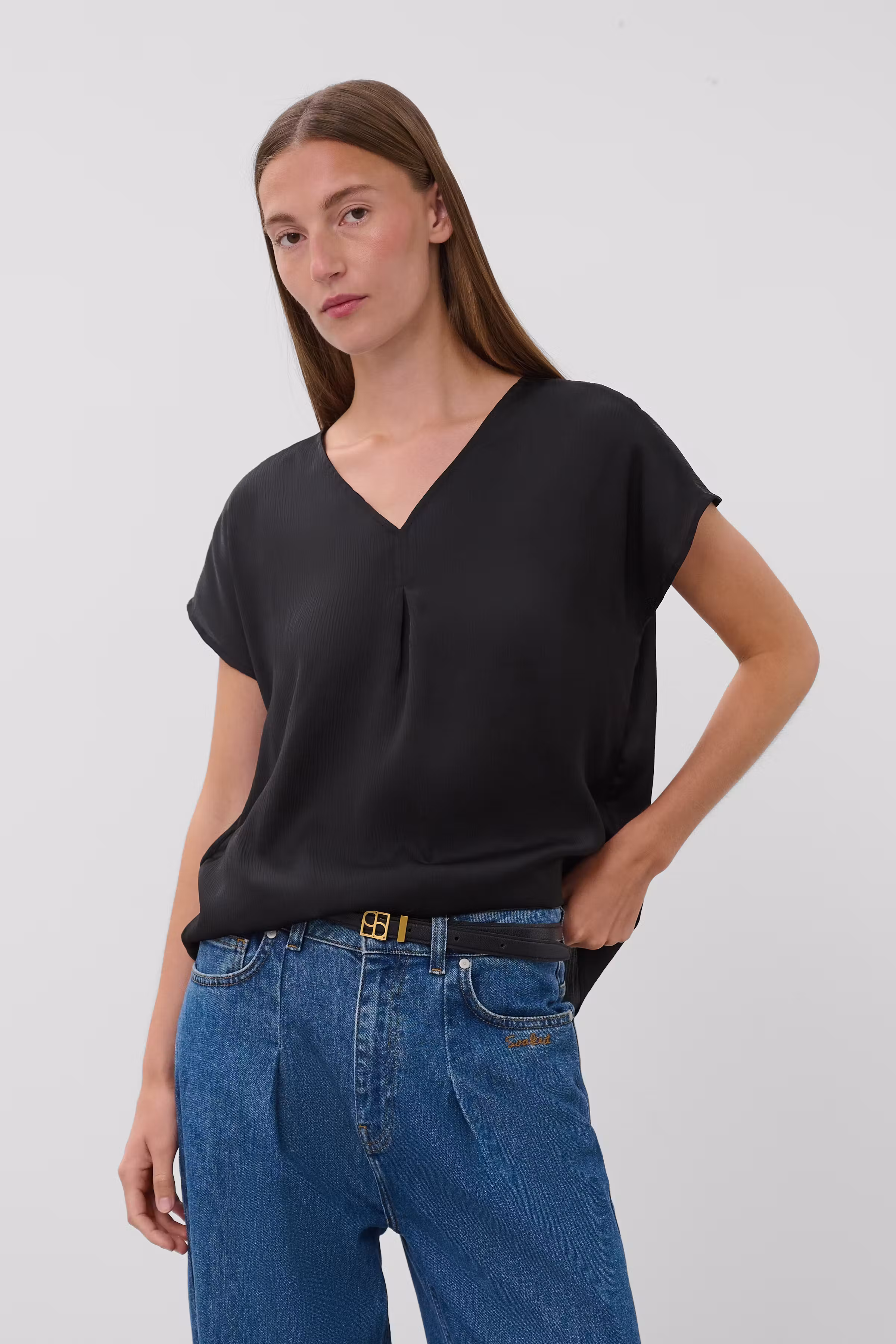 SLIoana Blouse LOOKBOOK FRONT 30407198-194008