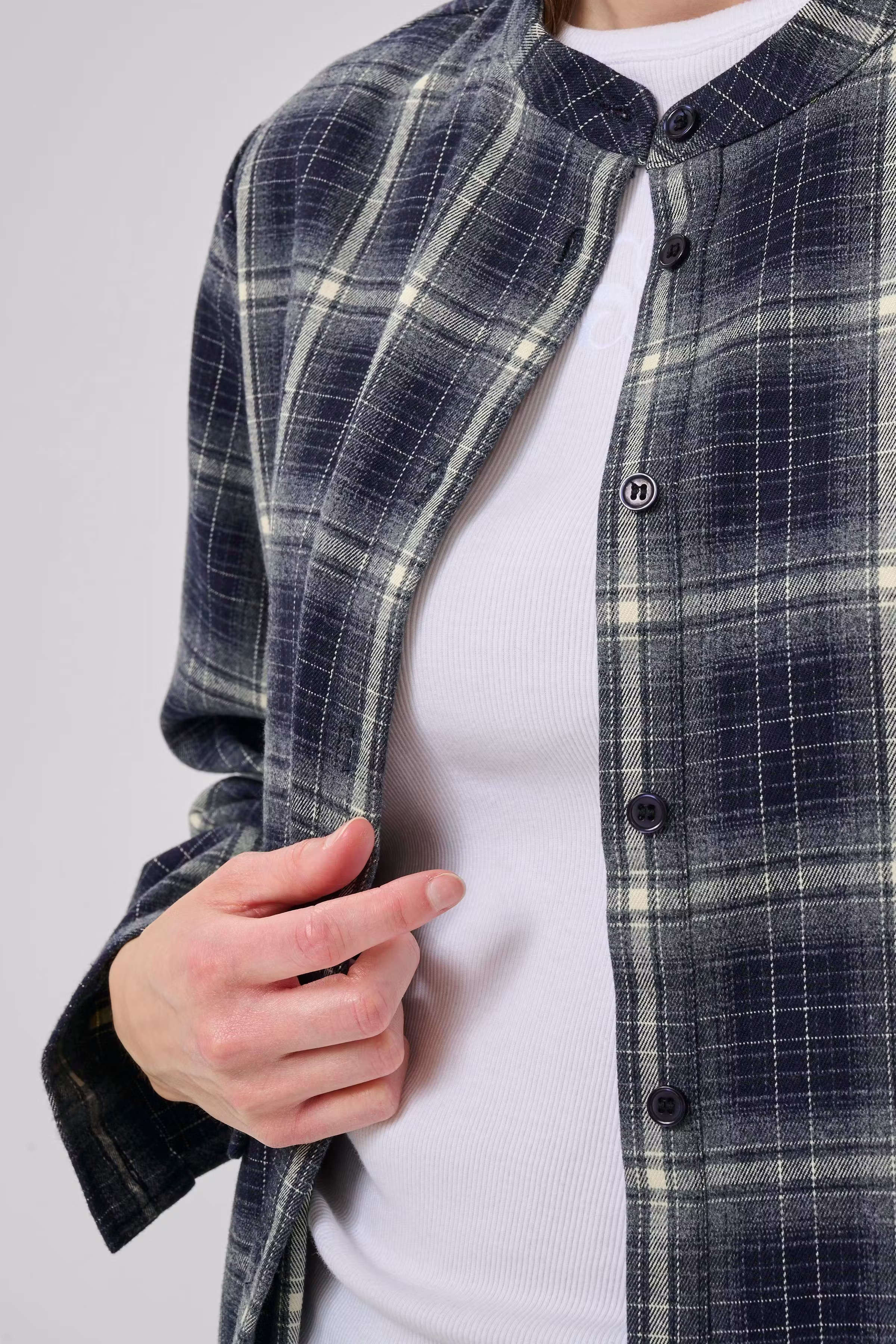MarlyMW Plaid Shirt LOOKBOOK DETAIL 10705235-108342