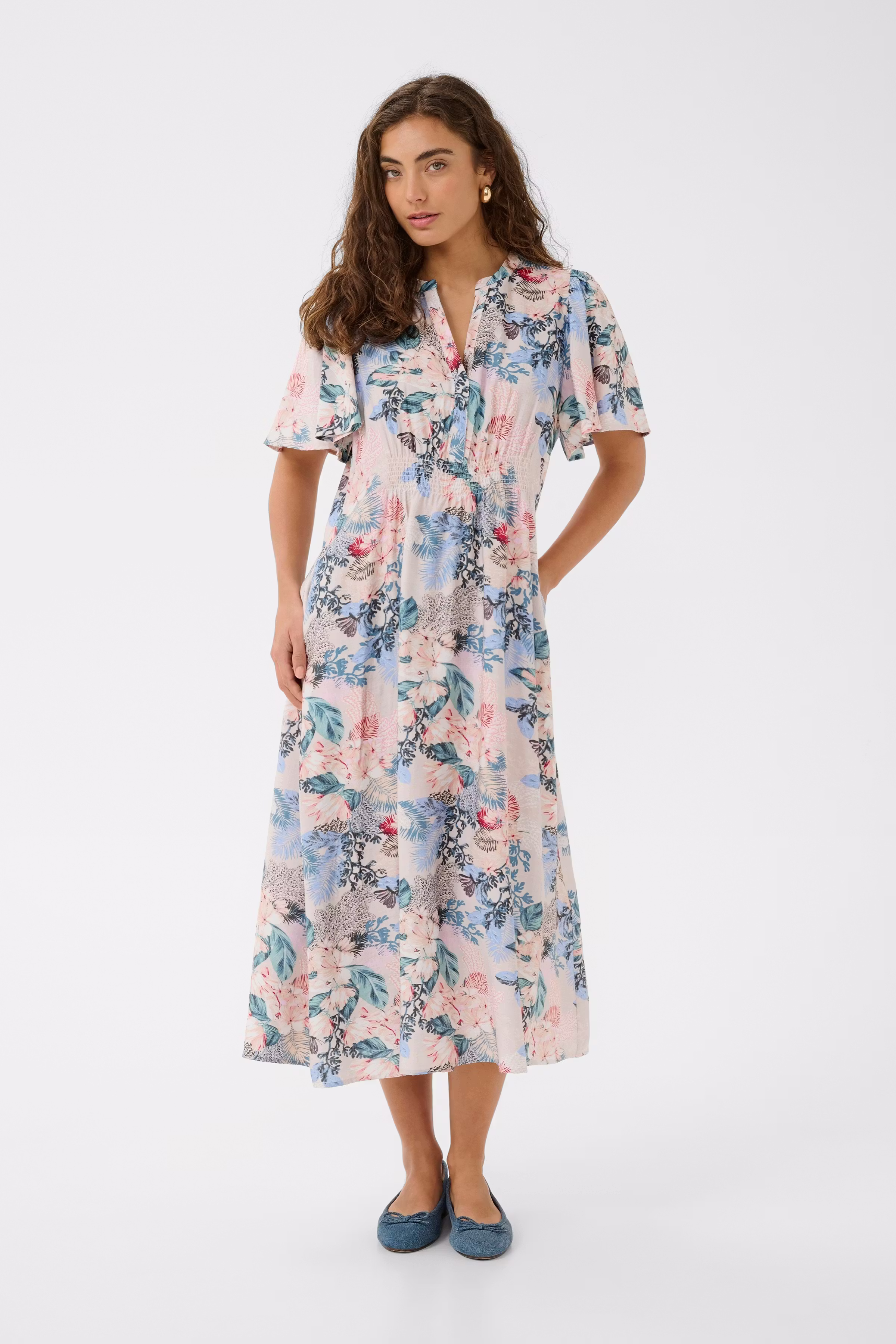 CUlotus Kjole LOOKBOOK FRONT 50113528-109402