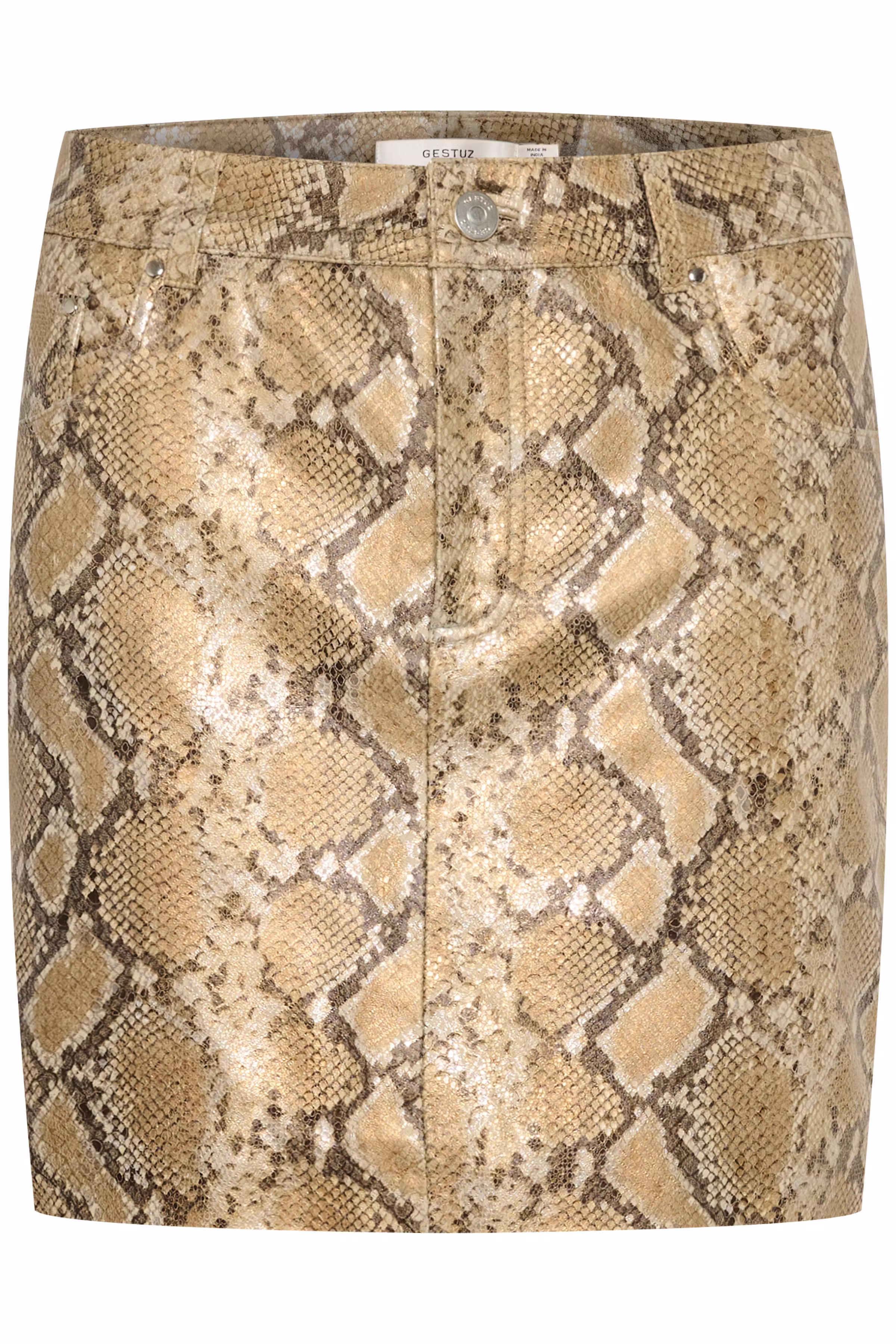 GZfeliza Leather skirt PACK FRONT 10910159-107572