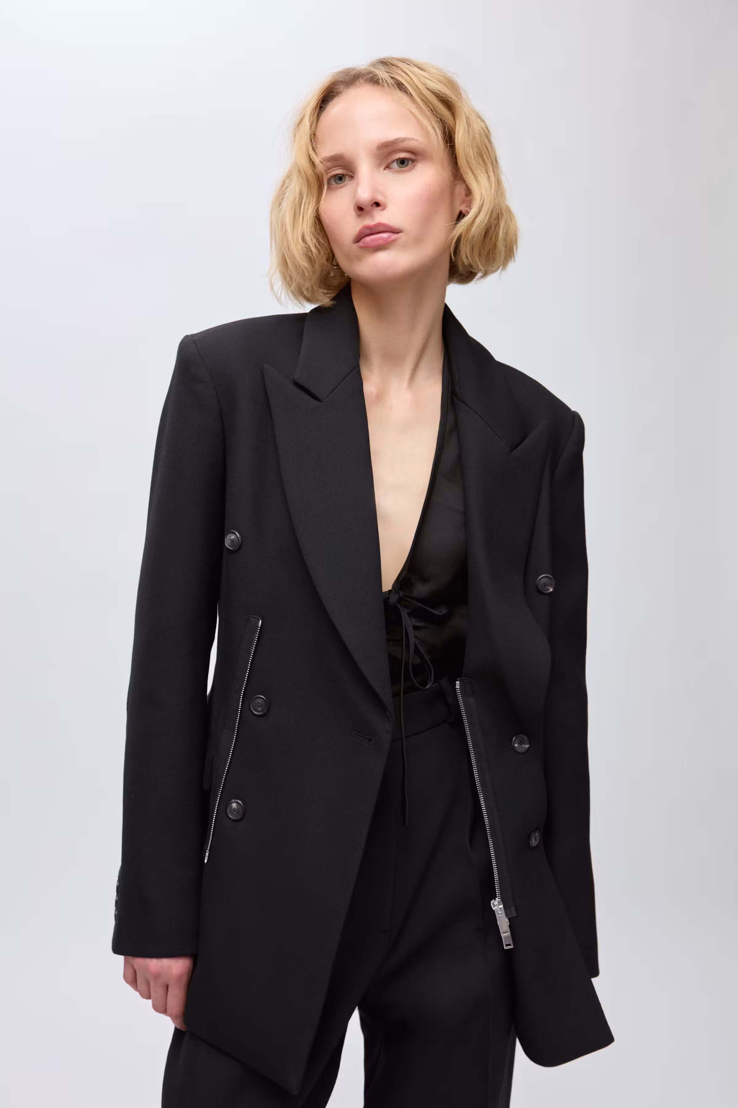 IOJunko Blazer LOOKBOOK FRONT 30600055-BK999