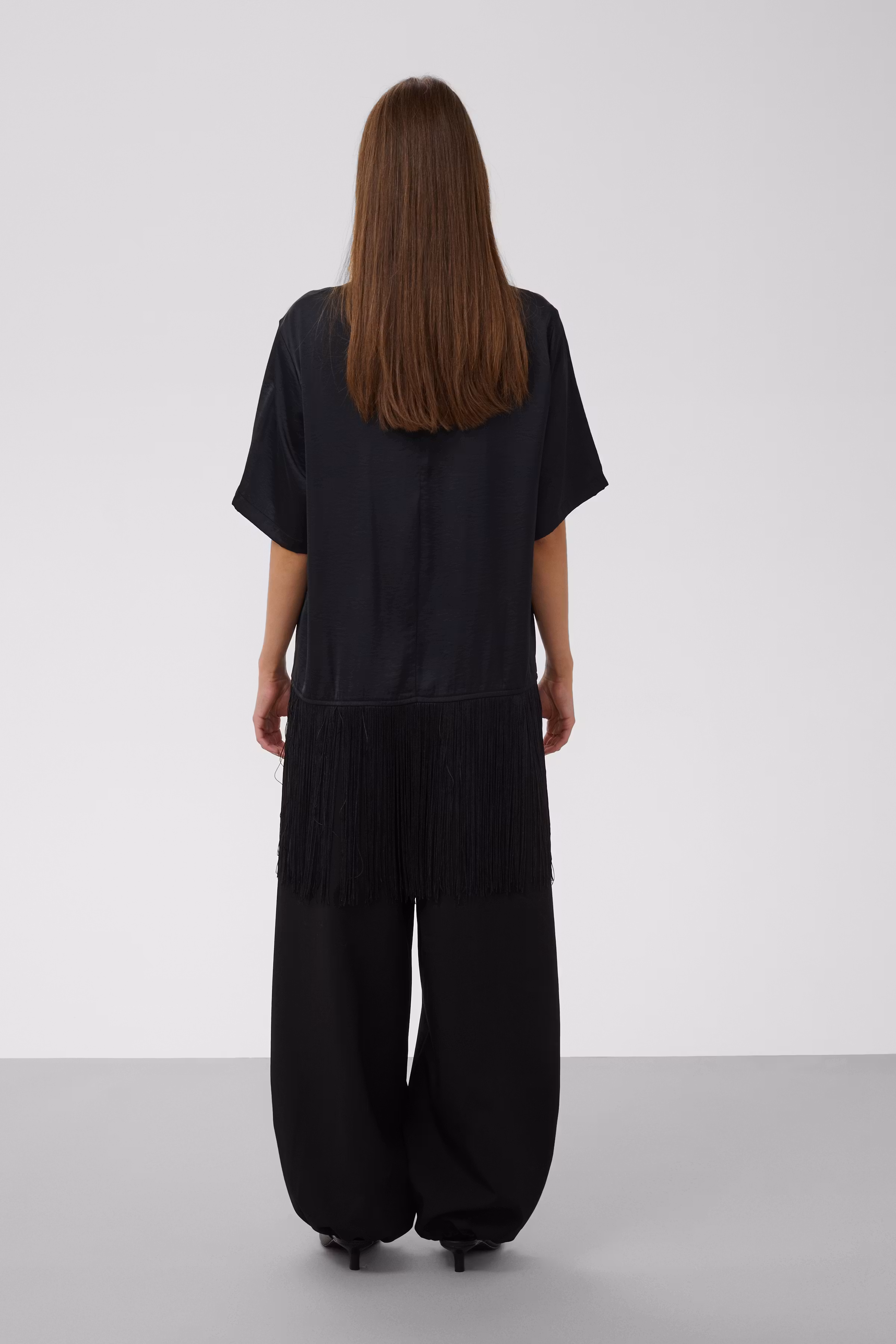 SLVerona Fringe Bluse LOOKBOOK BACK 30410027-194008