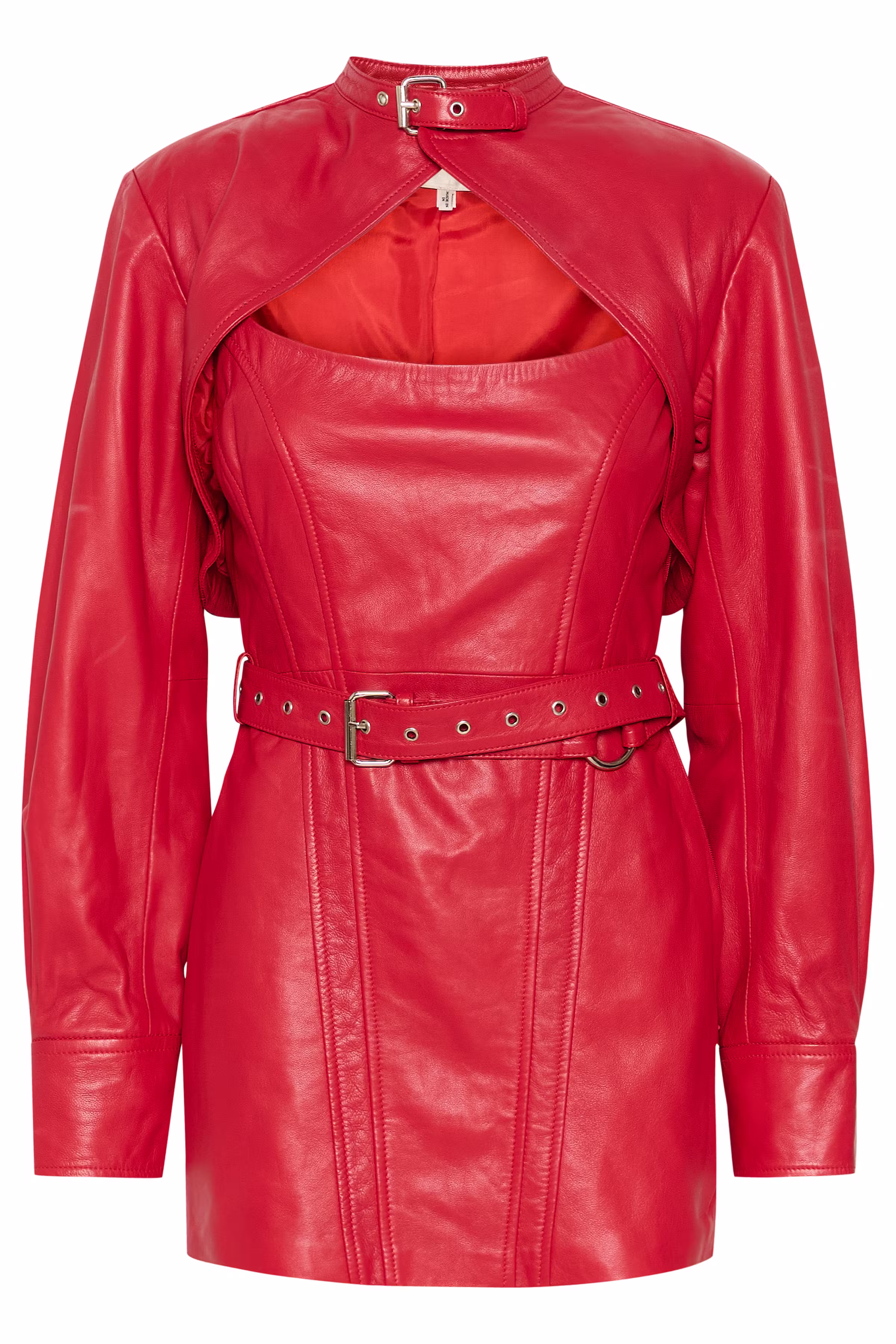 ValentinaGZ Leather dress PACK FRONT 10910022-191758