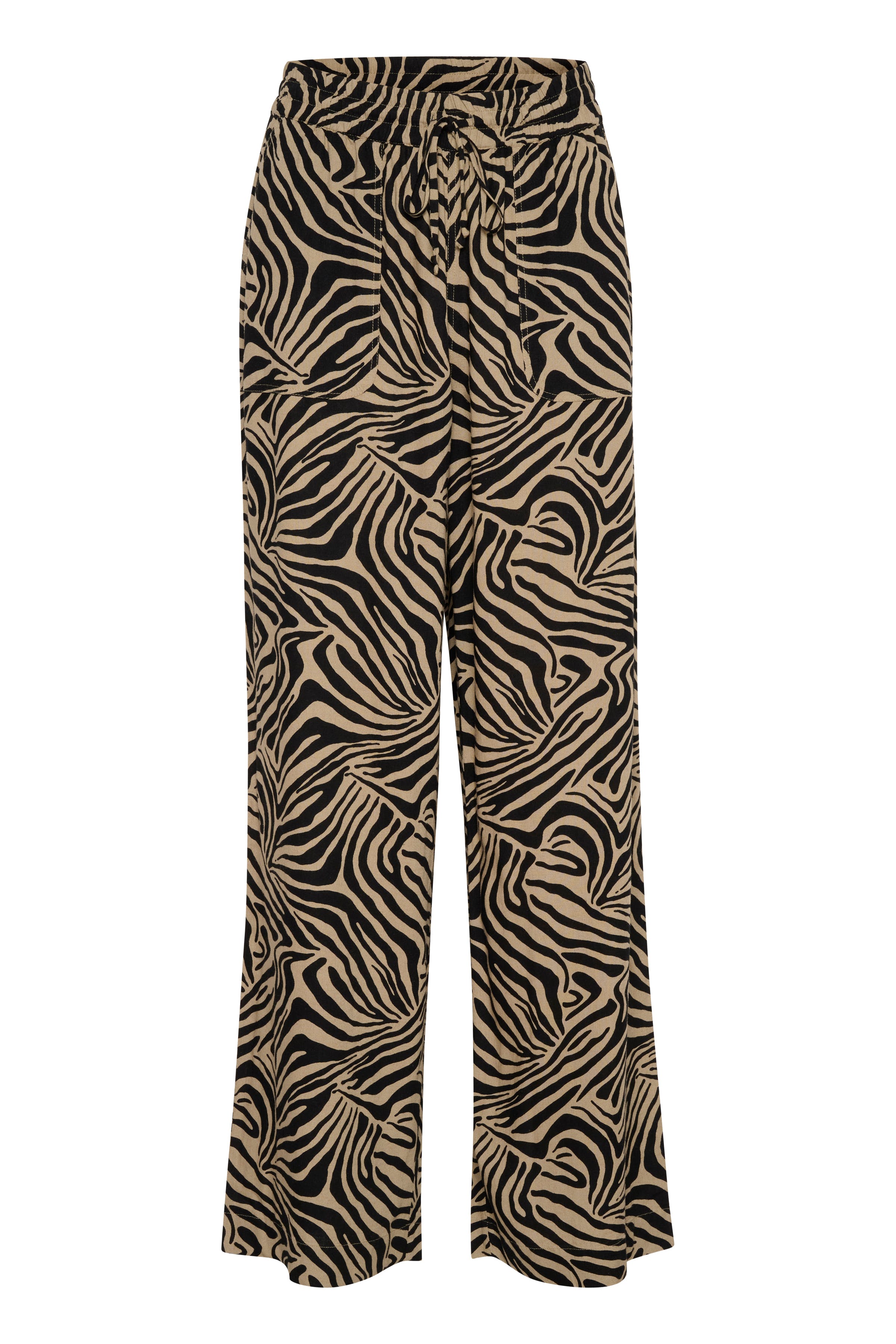 KAmilia Linen trousers PACK FRONT 10508314-100121