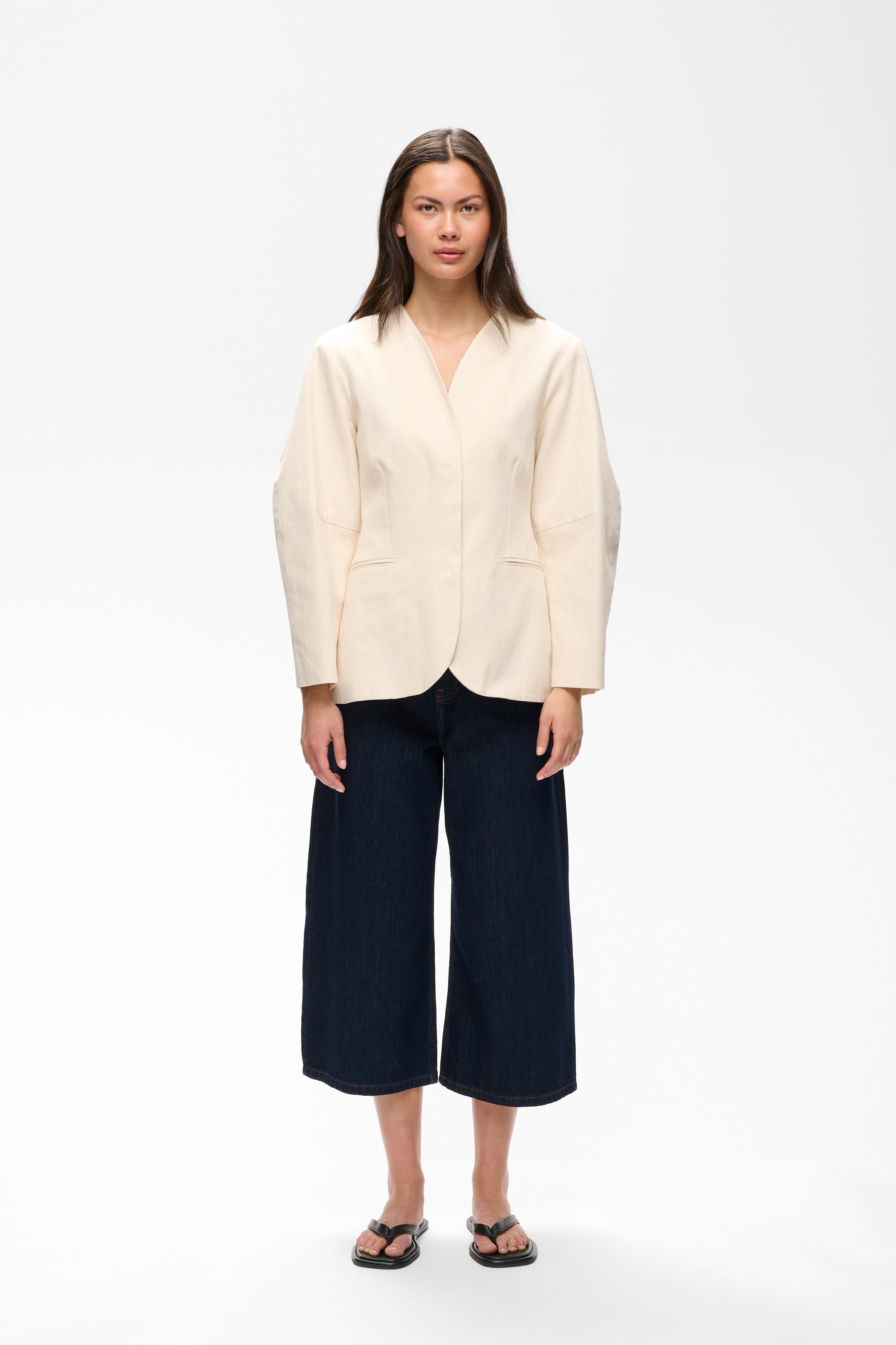 BaliaIW Culotte Jeans LOOKBOOK FRONT 30111227-304092