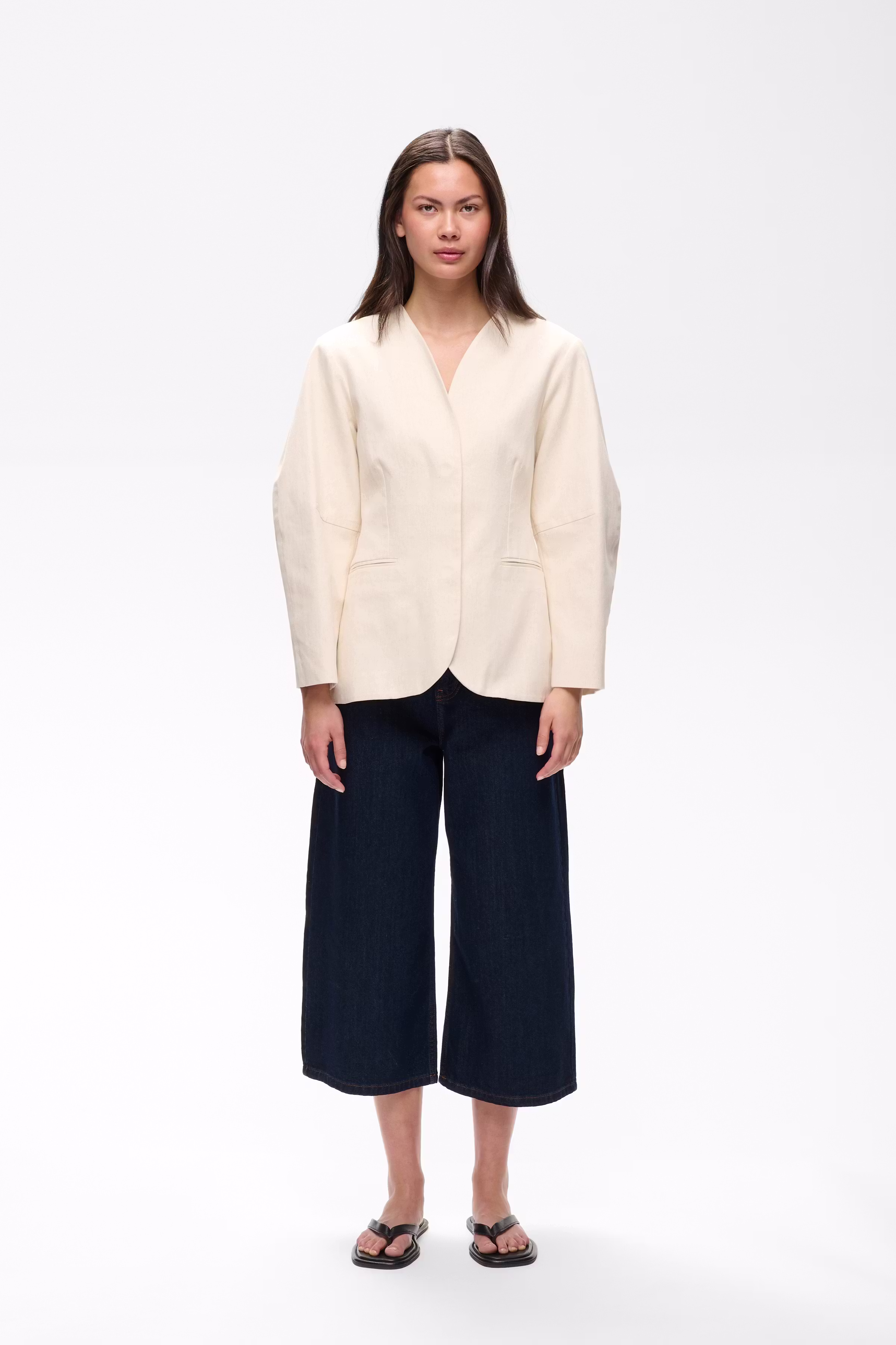 BaliaIW Culotte Jeans LOOKBOOK FRONT 30111227-304092