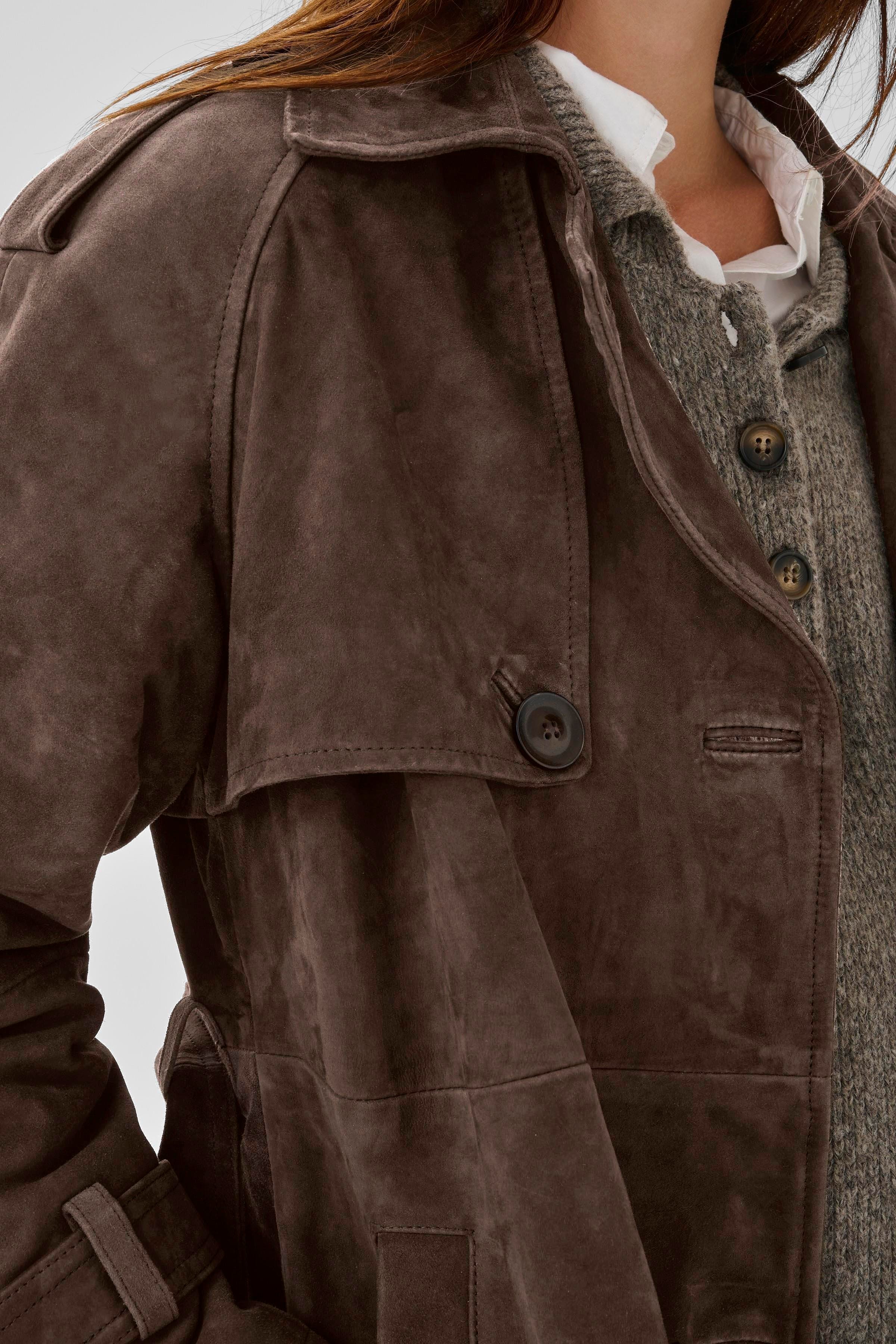 TaraMW Suède trenchcoat LOOKBOOK DETAIL 10704830-190840