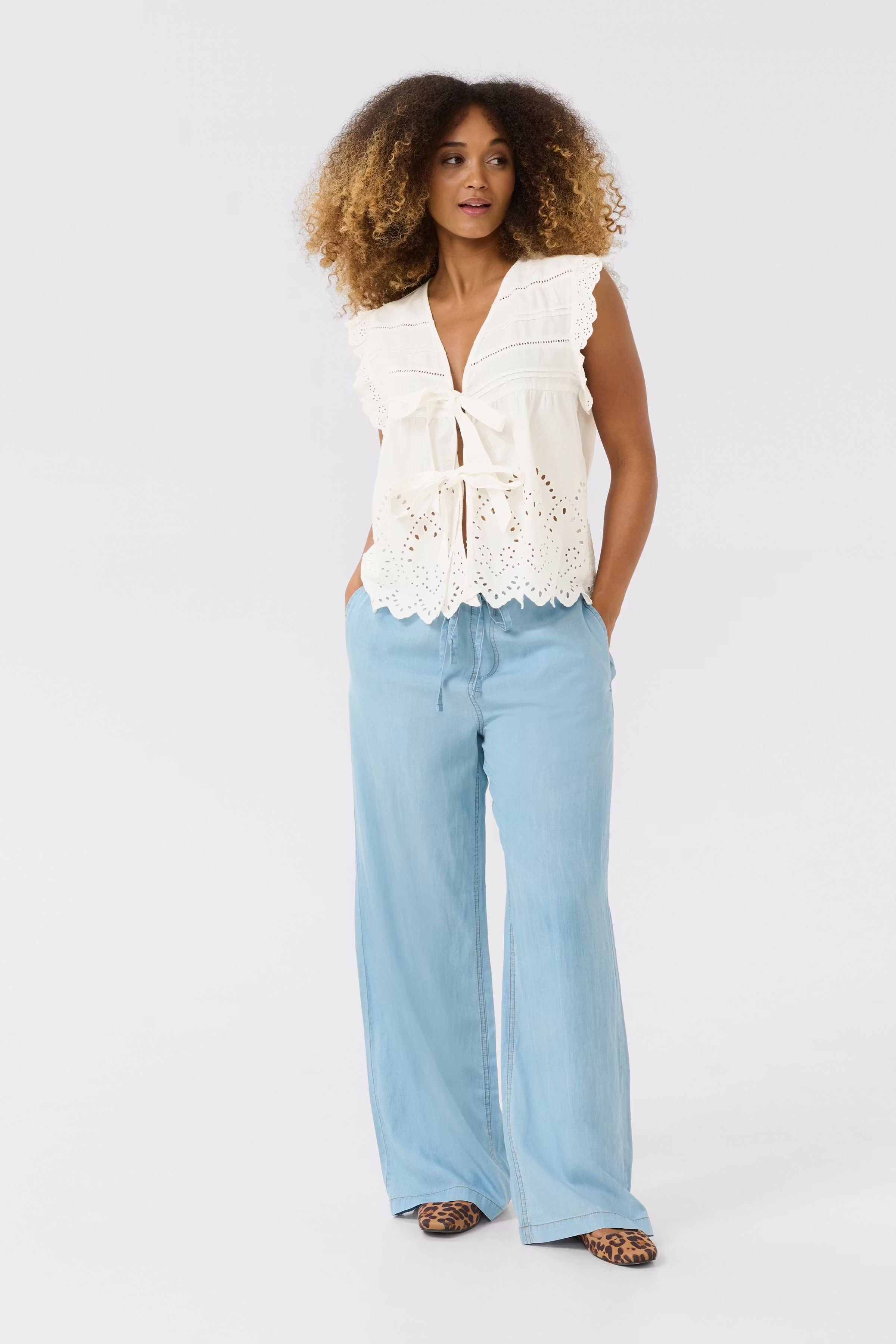 CUleso Bluse LOOKBOOK FRONT 50111833-500013