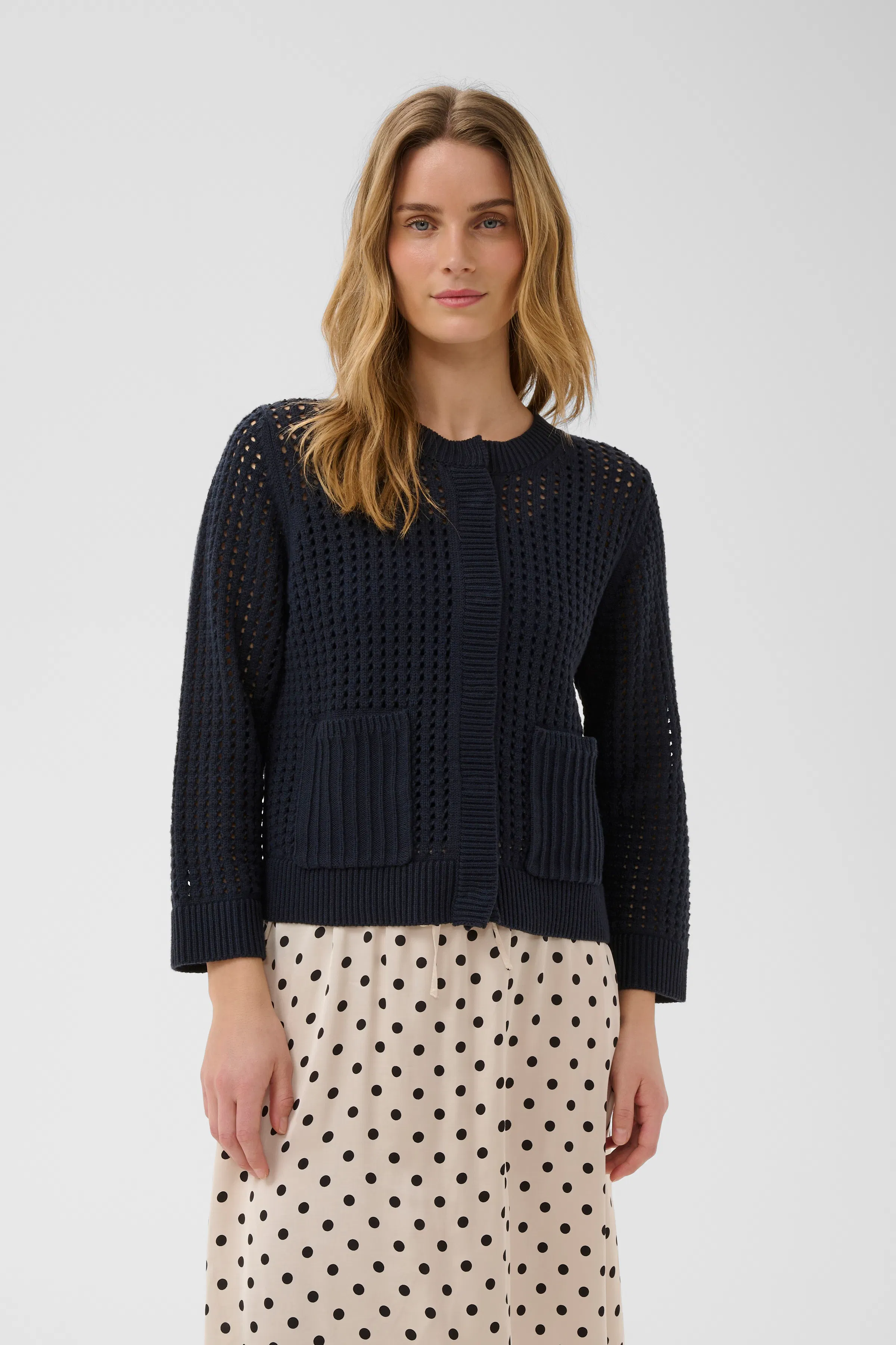RosefinaPW Cardigan in whisper white cotton