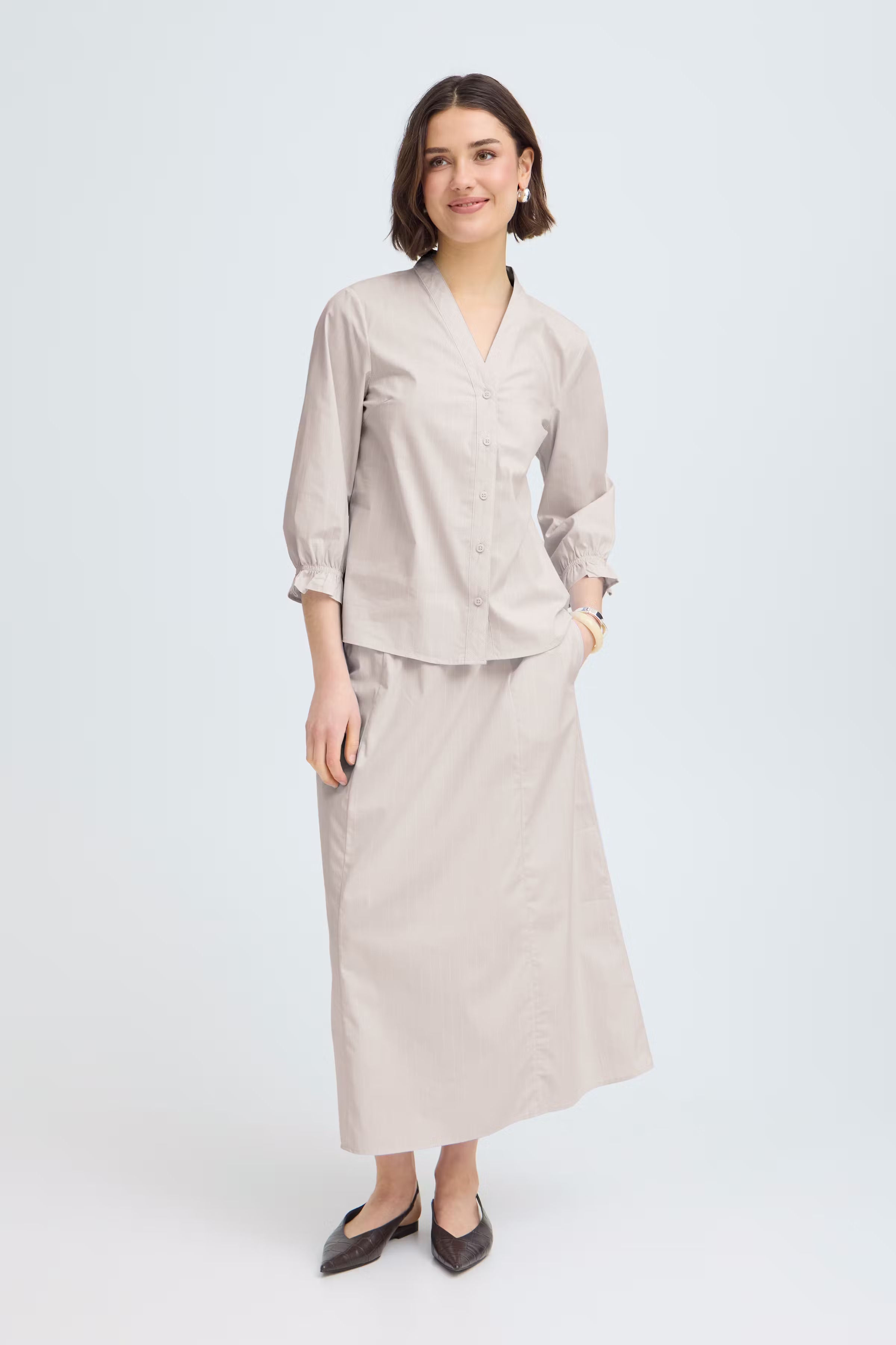 FRZANE Bluse LOOKBOOK FRONT 20617699-900009522